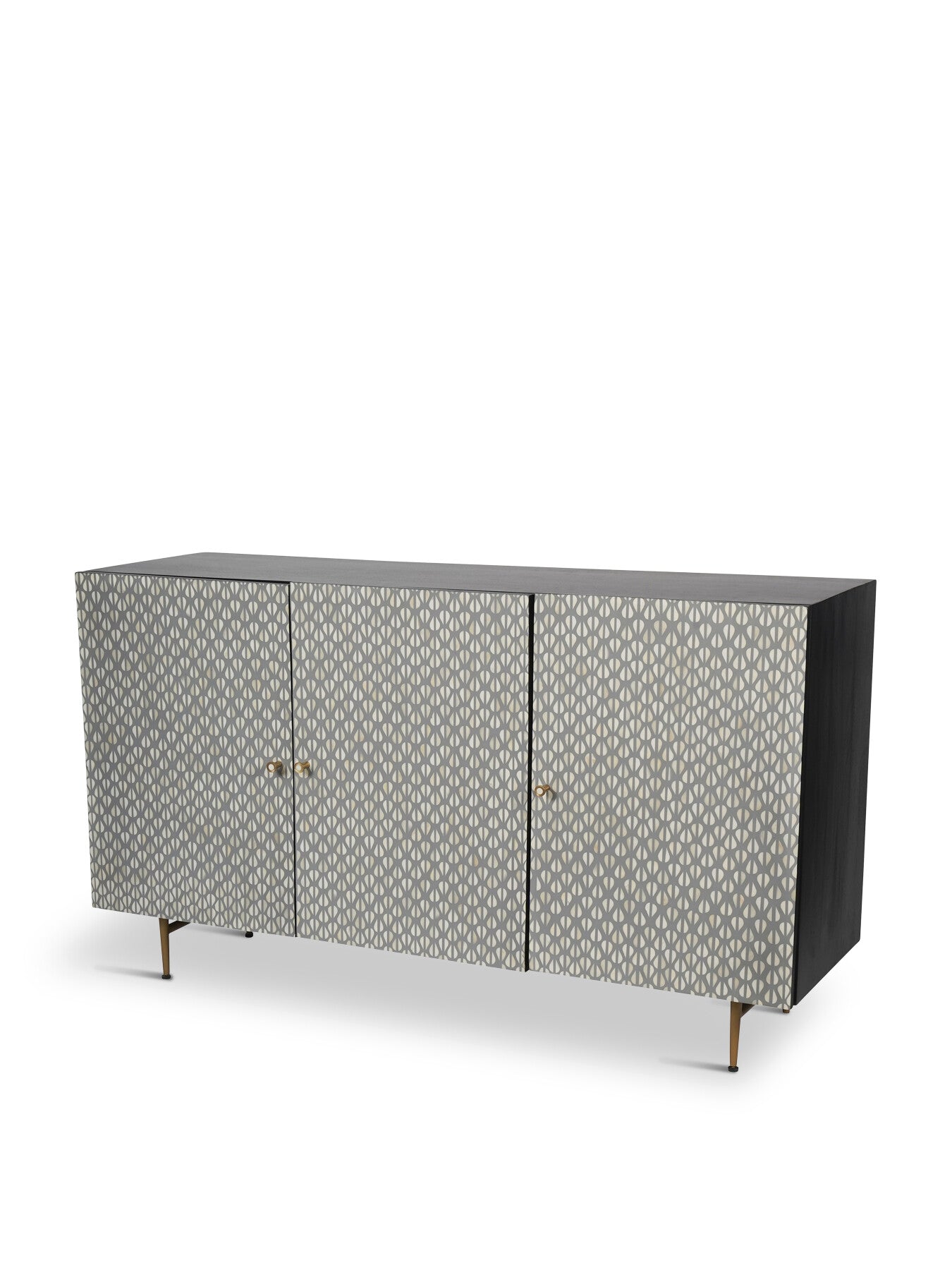 Burgess Bone Inlay 3 Door Buffet Sideboard