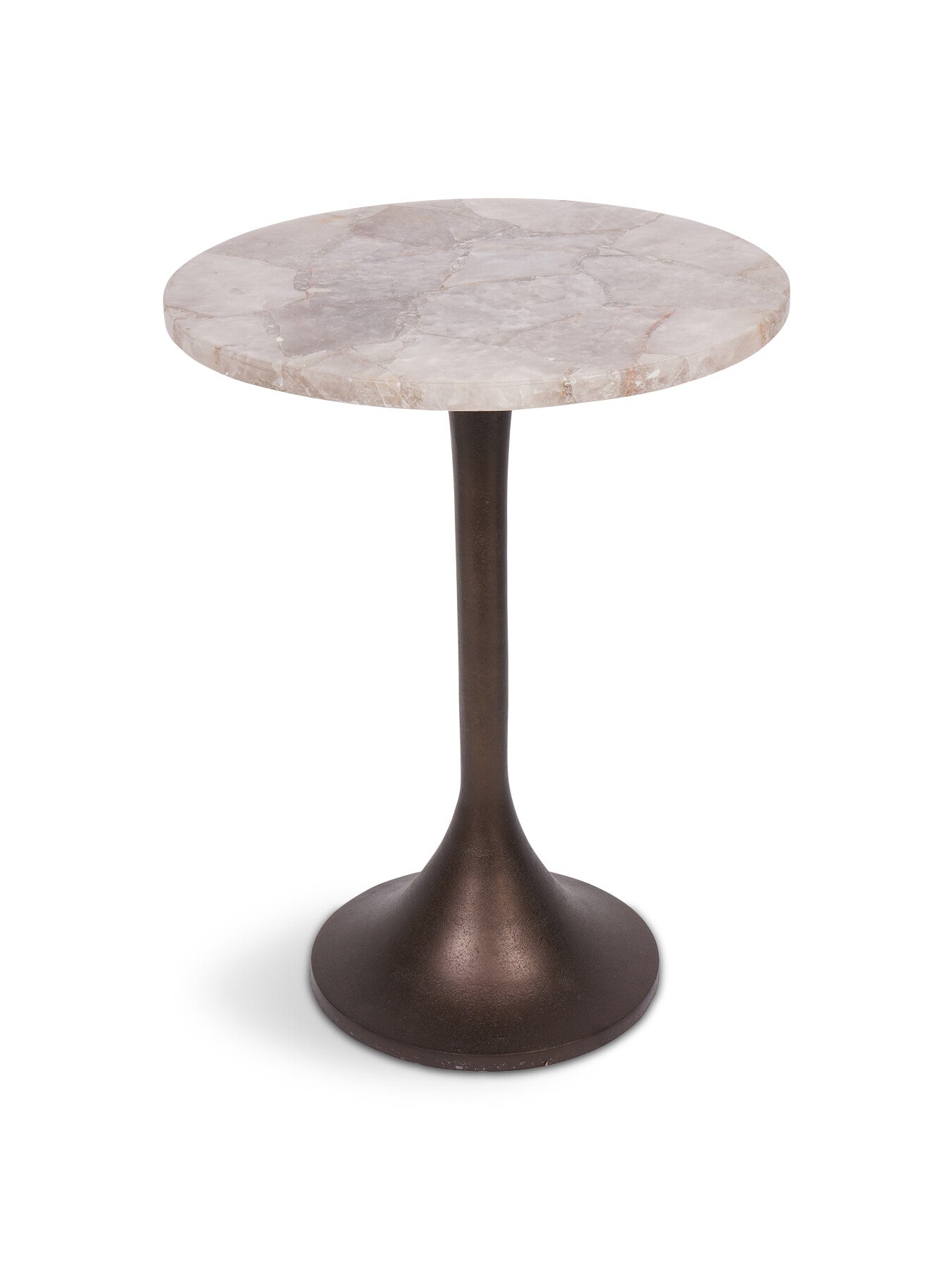 Bosworth Smokey Quartz Side Table 42cm