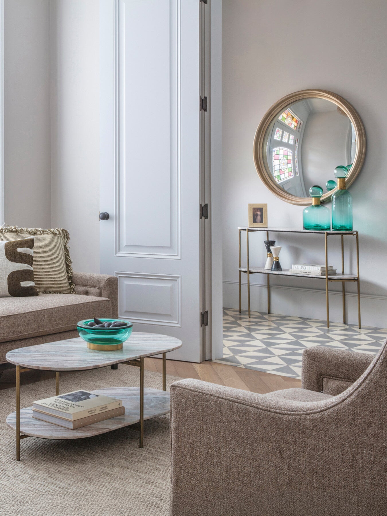 Toronto Marble Top and Base Console Table