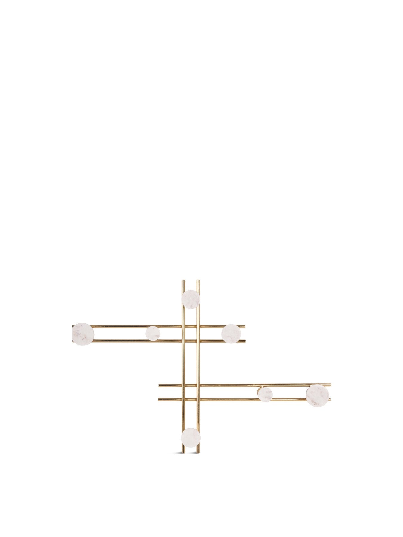 Genoa Iron and Marble Seven Wall Hanger