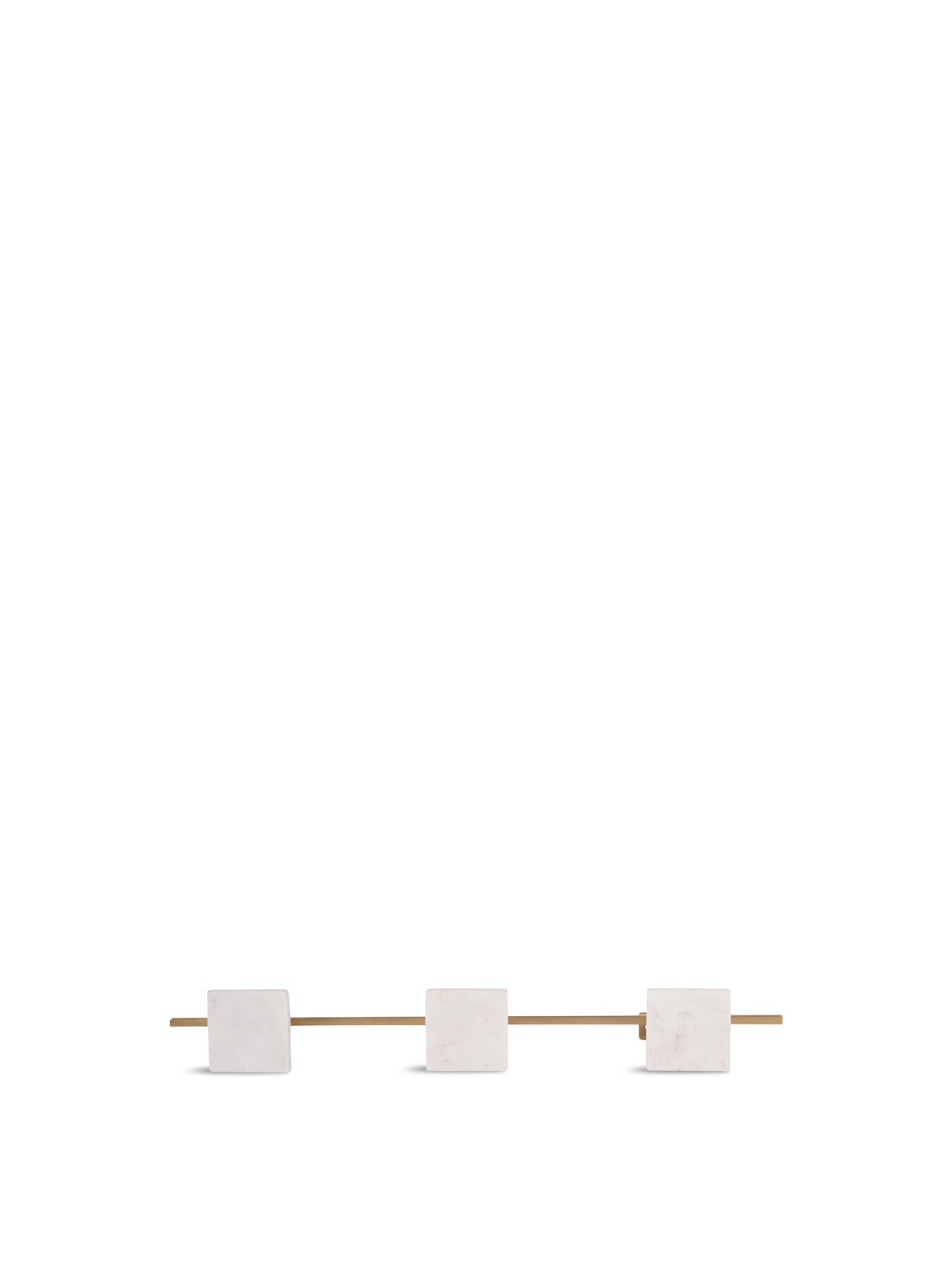 Genoa Iron and Marble Three Wall Hanger