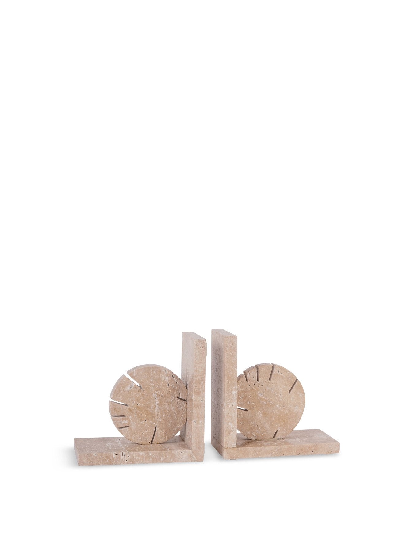 Catania Travertine Bookends