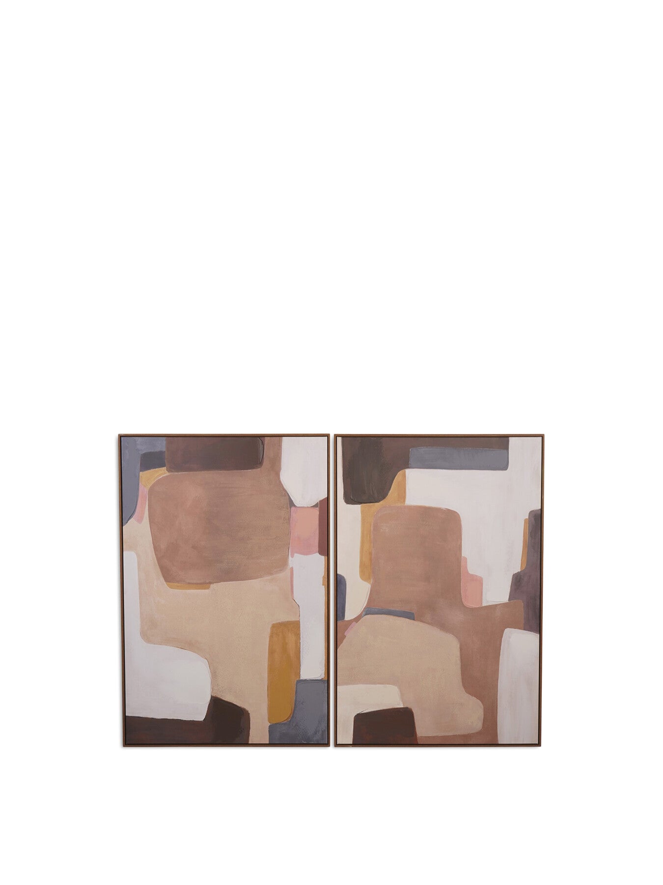 Modern Abstract Wall Art Set of Two