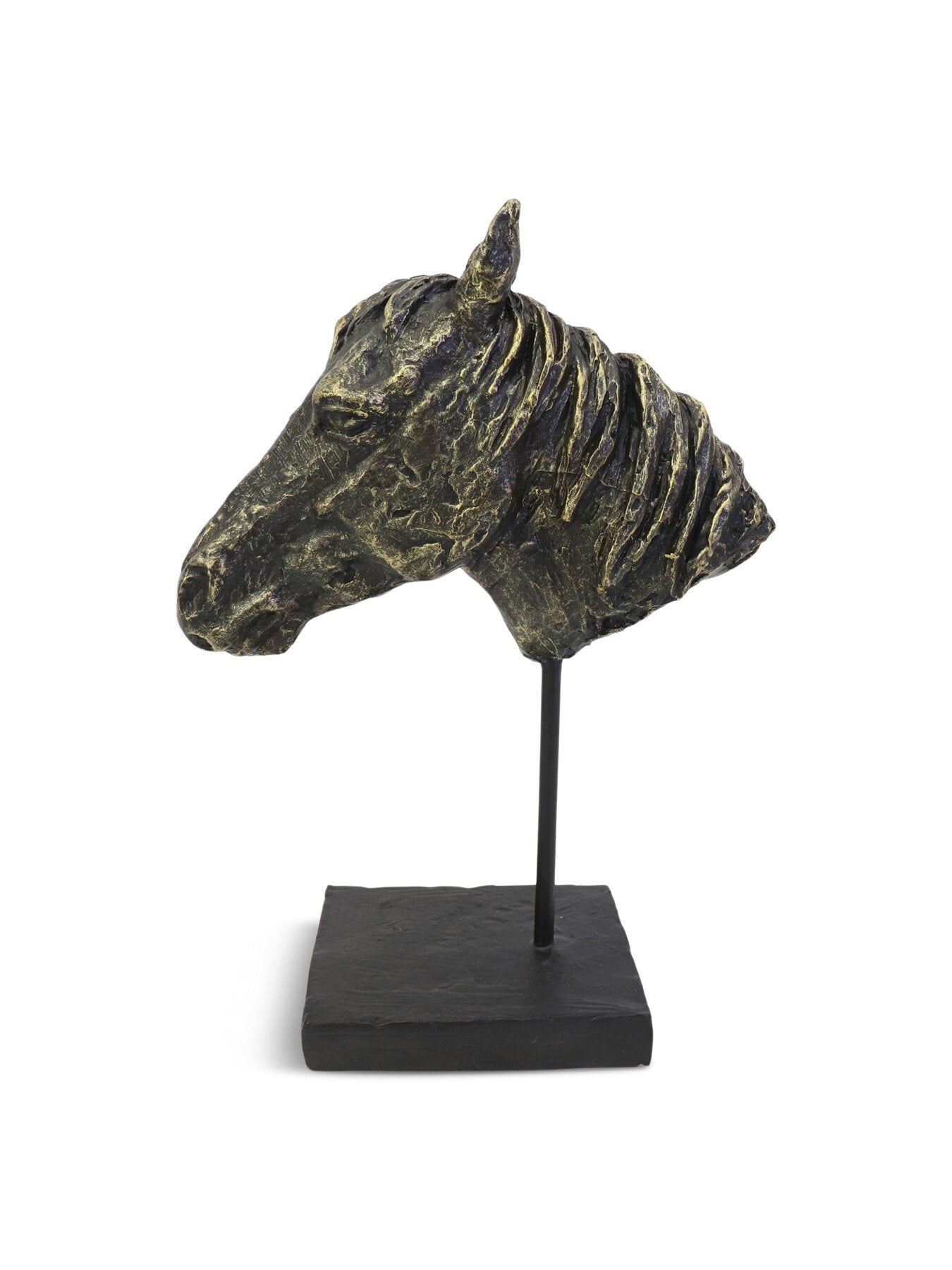 Bay Horse Head Sculpture