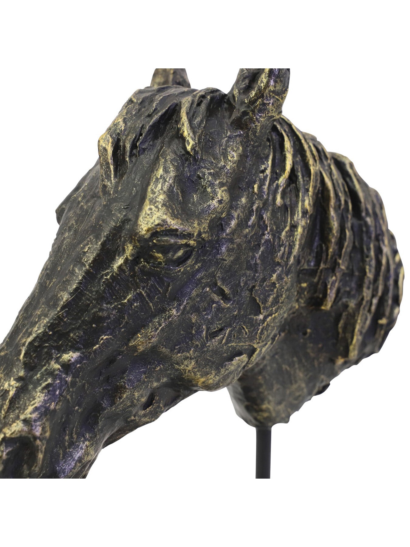 Bay Horse Head Sculpture