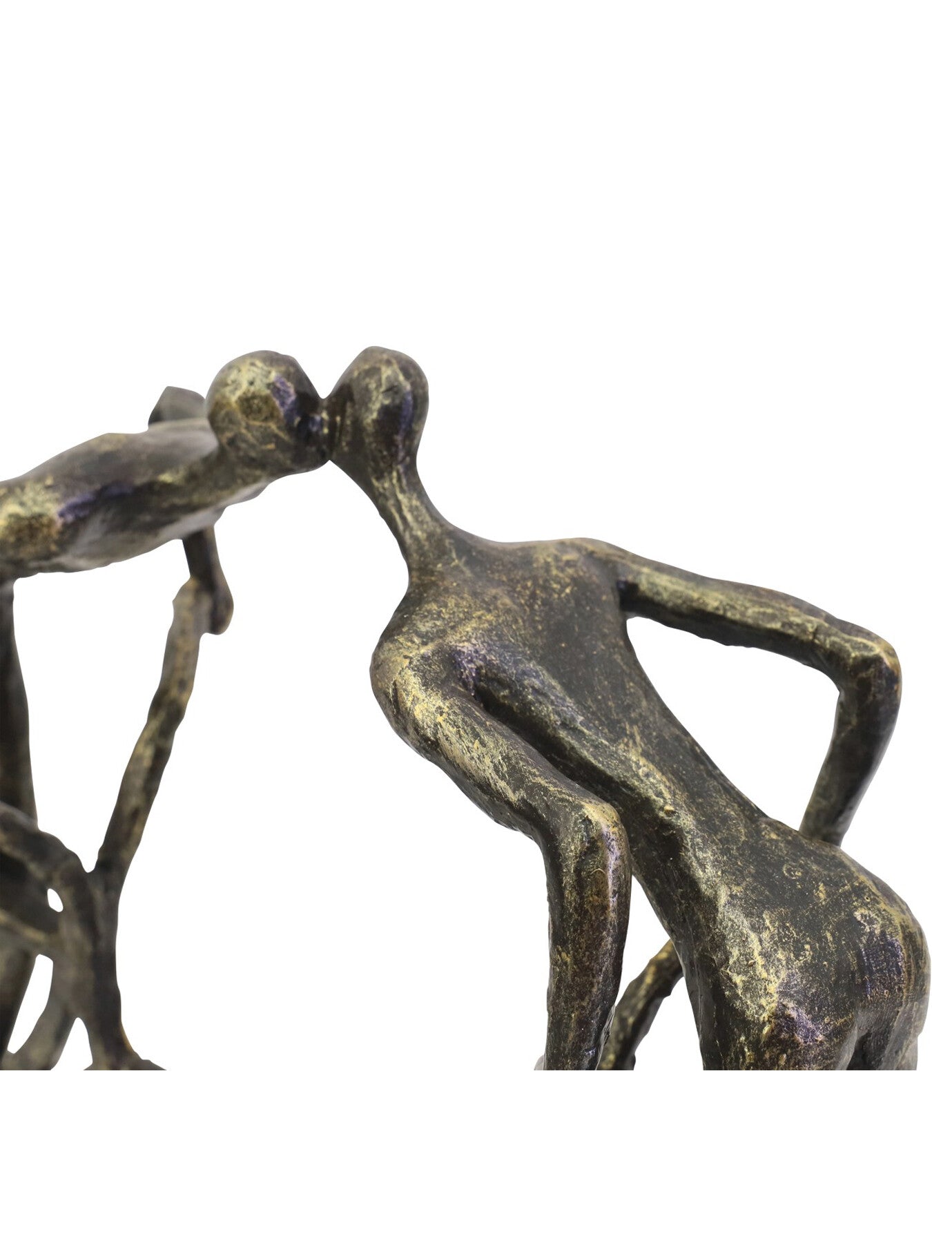 Smooching Cyclist Sculpture