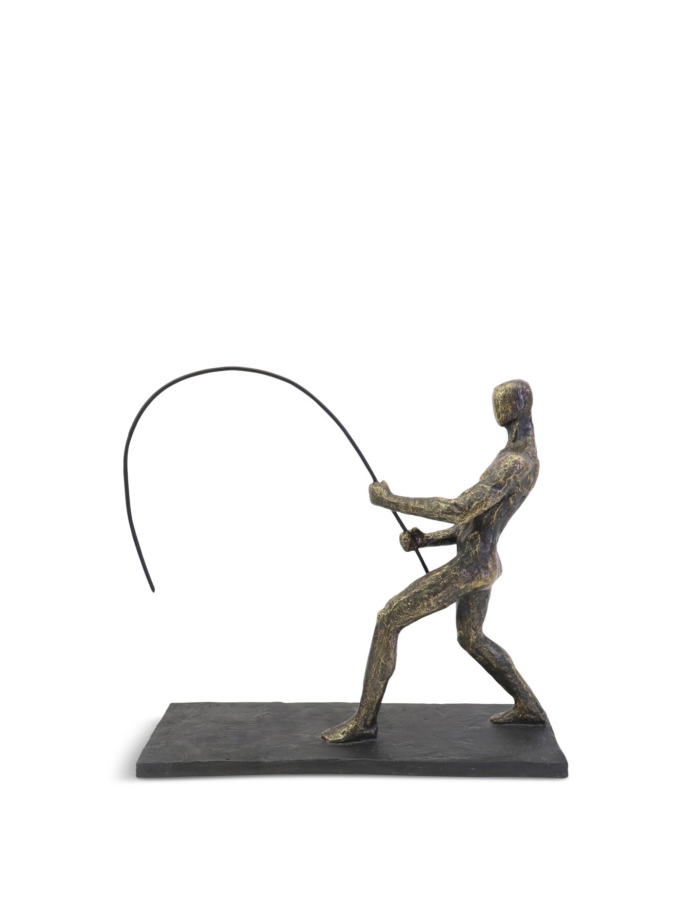 Fishing Sculpture on Stand