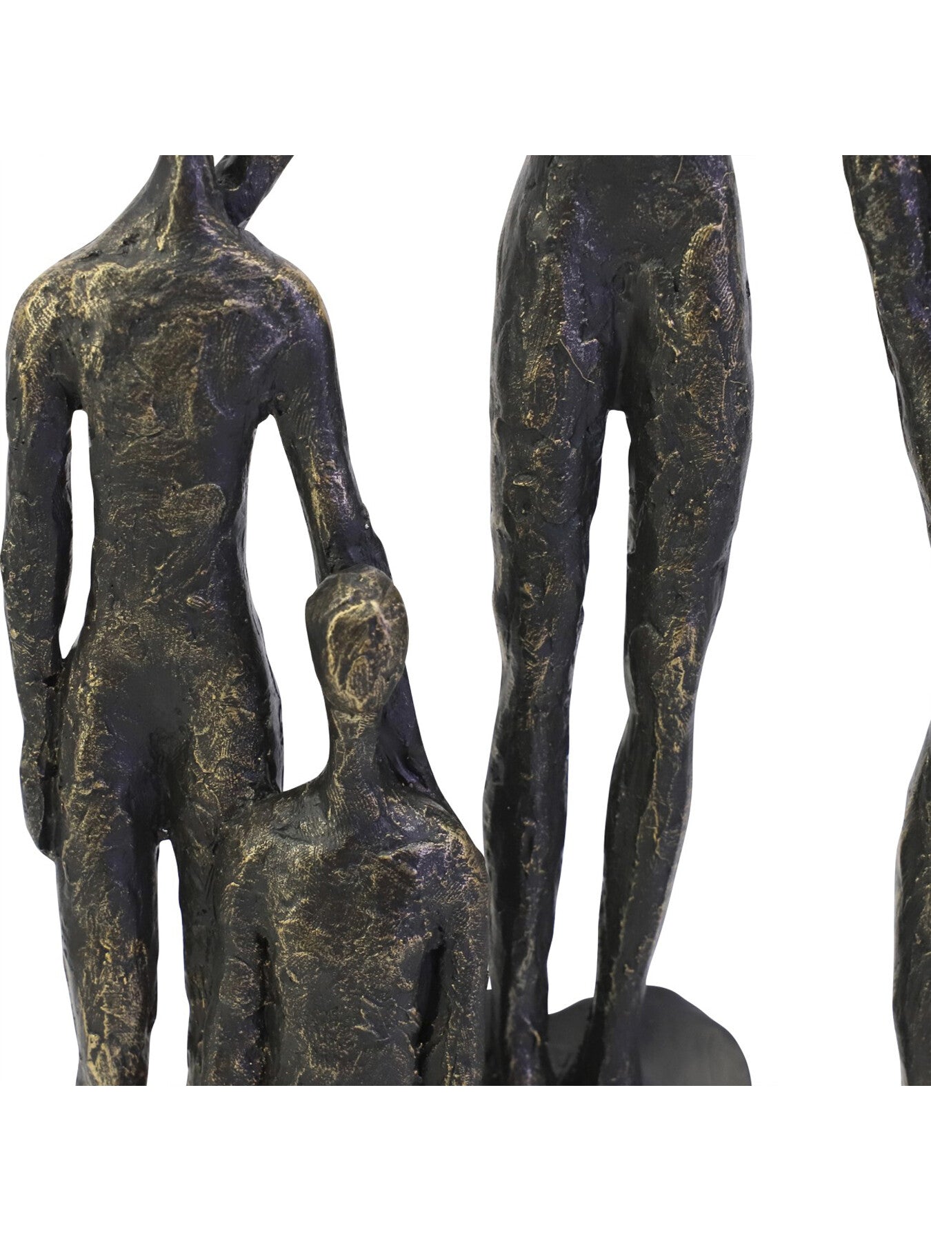 Abstract Family Sculpture on Hearts Plinth