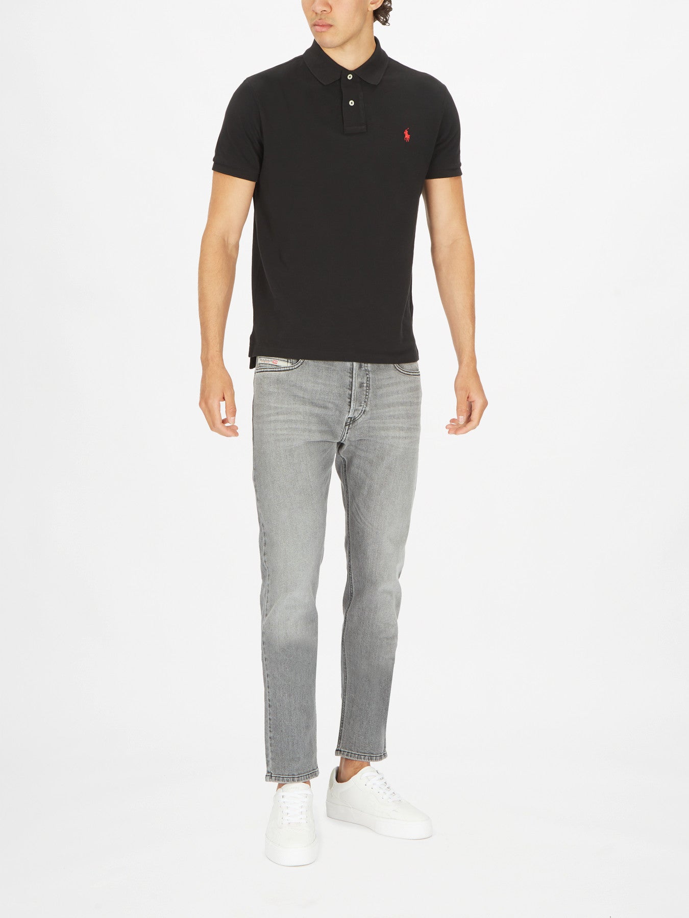 Basic Custom Fit Short Sleeve Polo Shirt