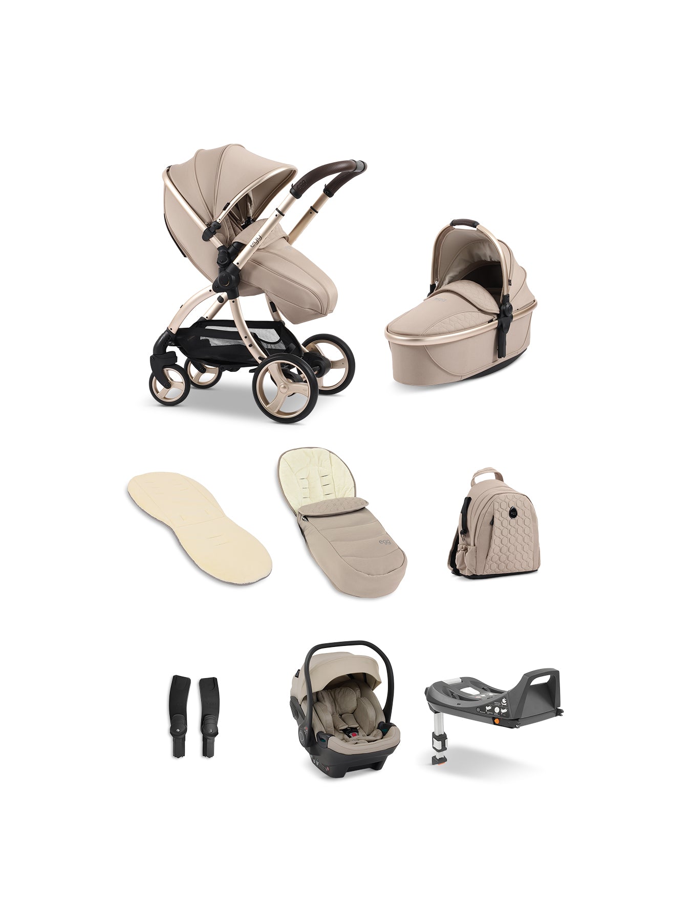 egg3 Stroller Luxury Bundle Premium Strollers at Fenwick