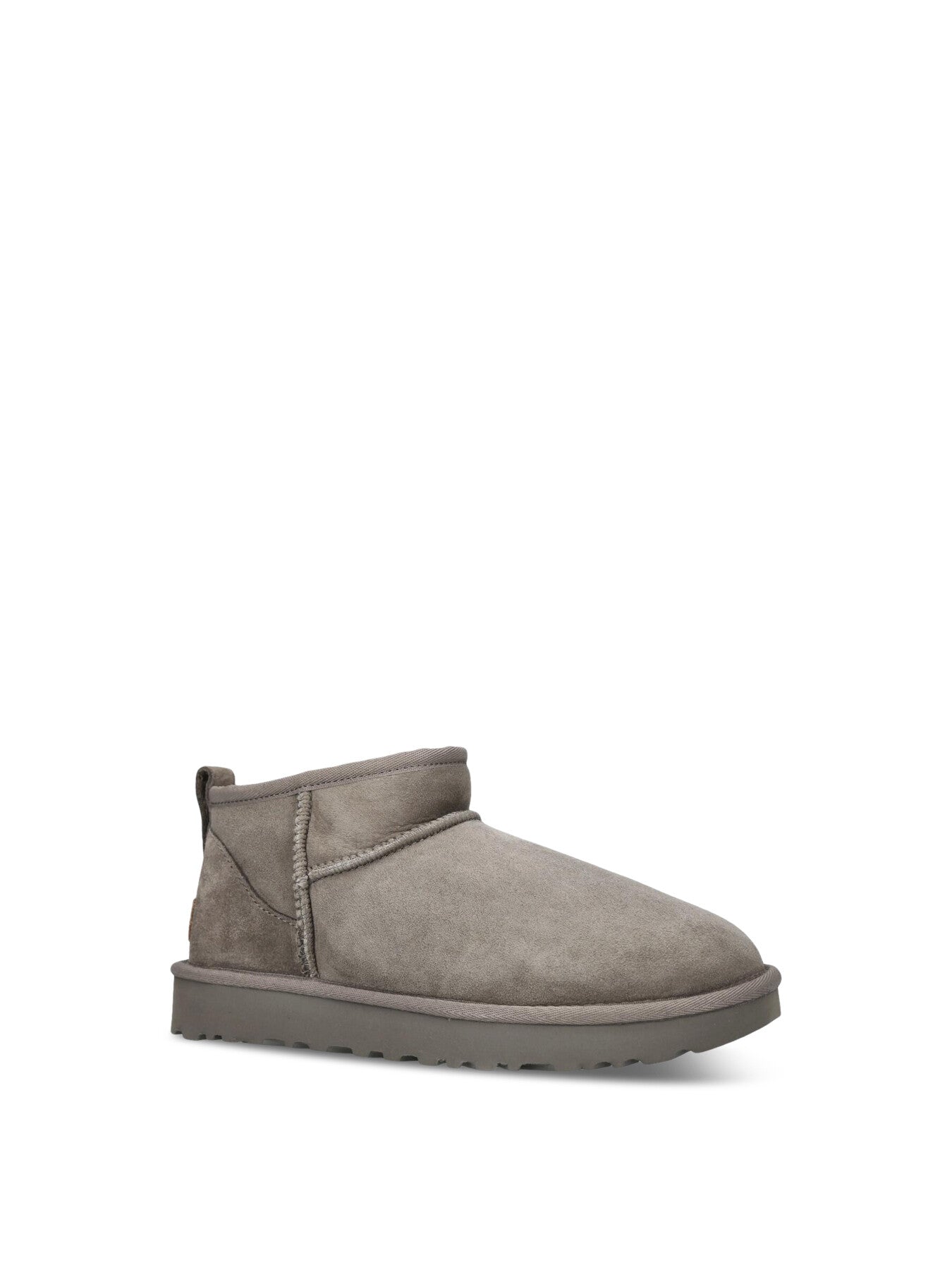 Classic Ultra Mini Suede Ankle Boots Smoke Plume