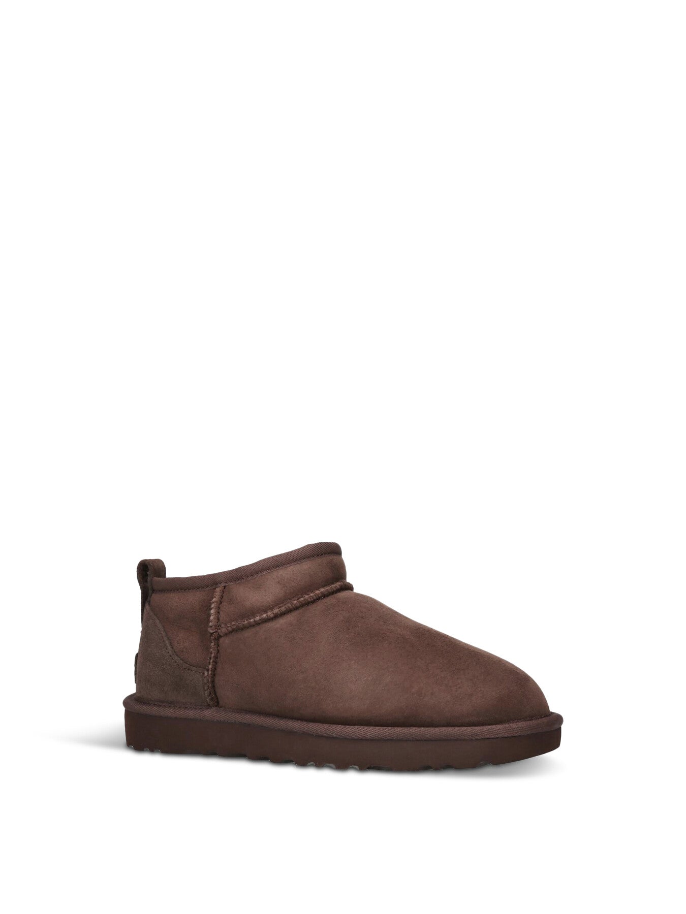 Classic Ultra Mini Suede Ankle Boot Burnt Cedar