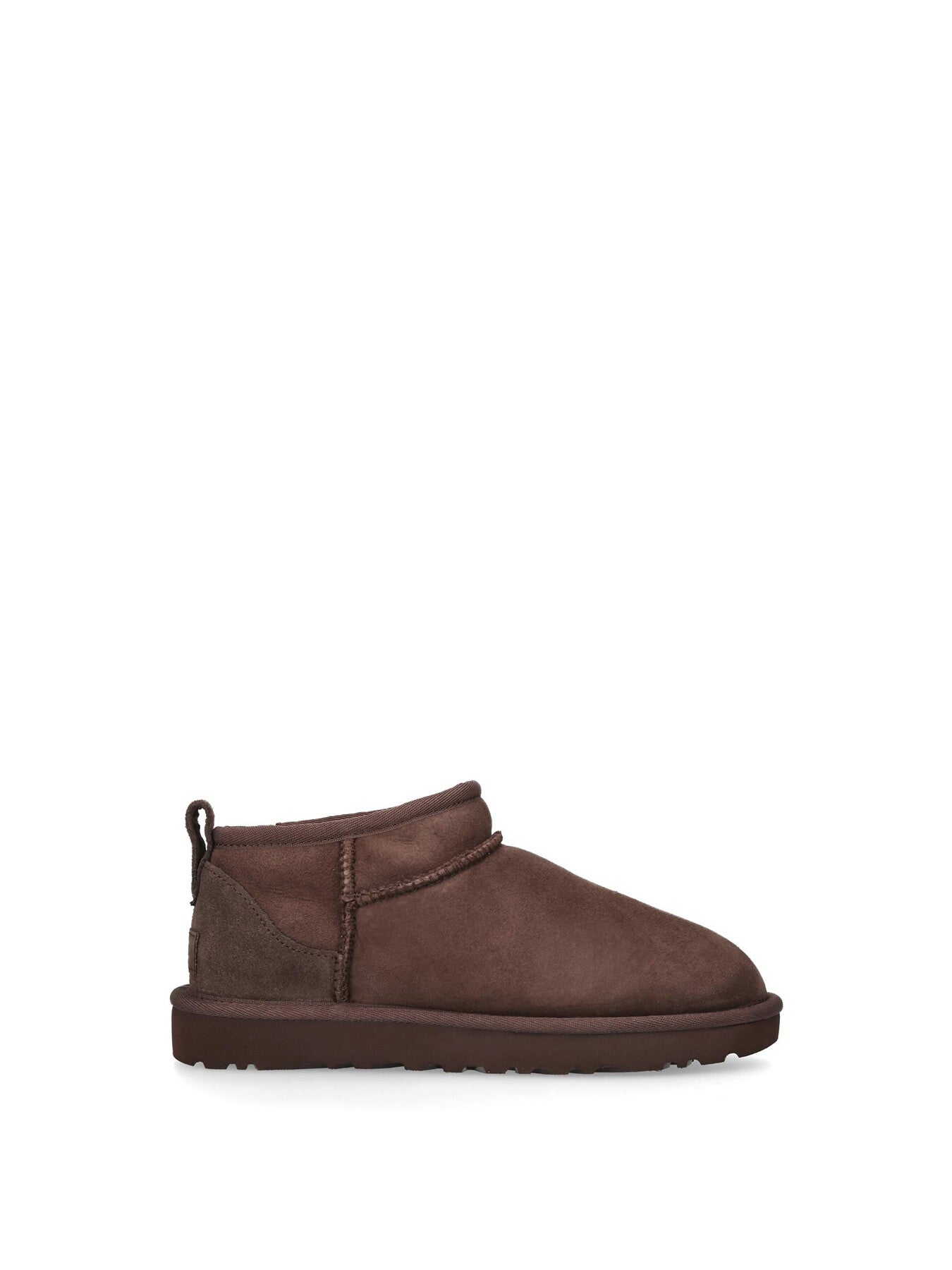 Classic Ultra Mini Suede Ankle Boot Burnt Cedar