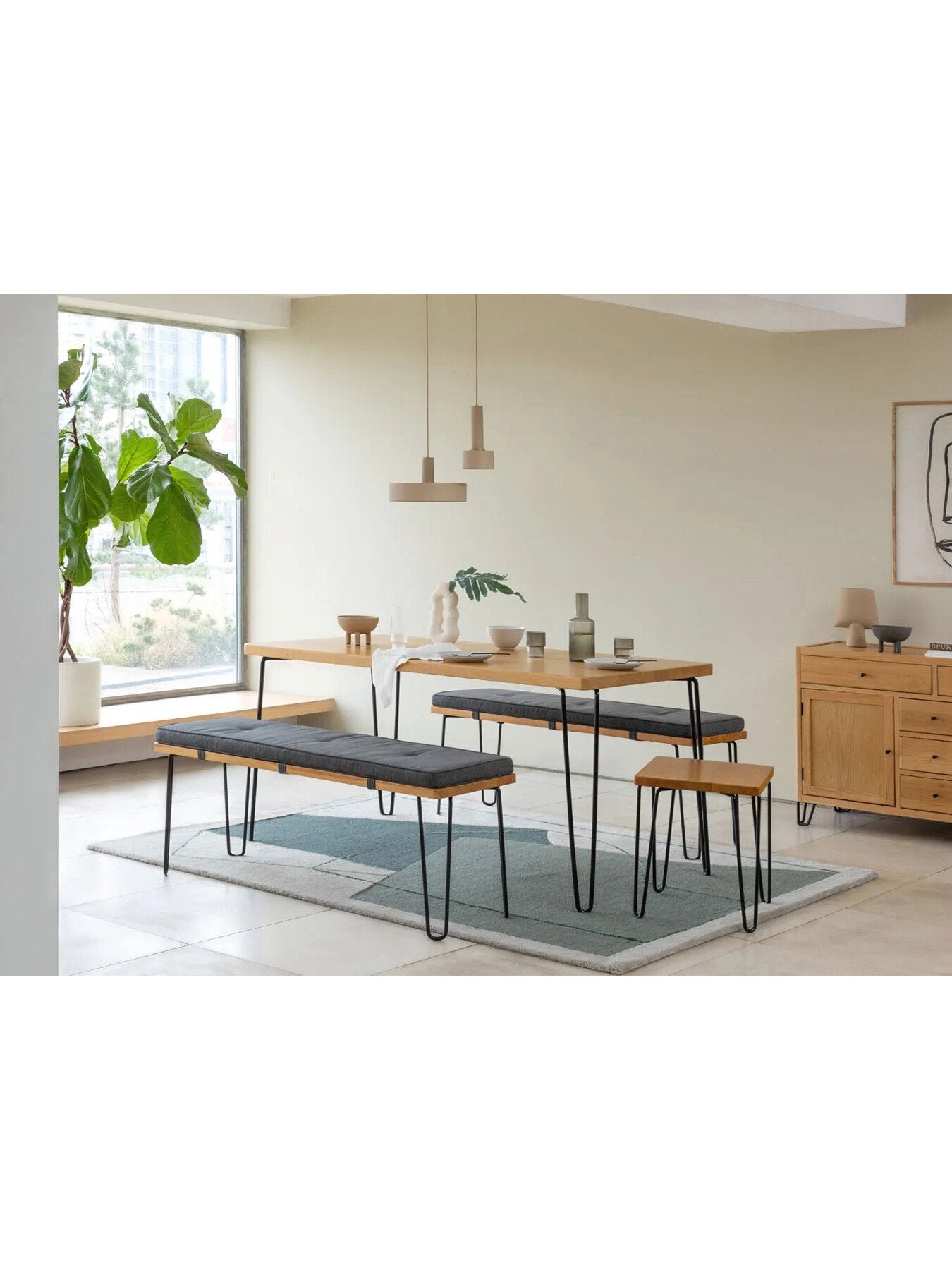 Brunel Dining Table Rectangular Oak