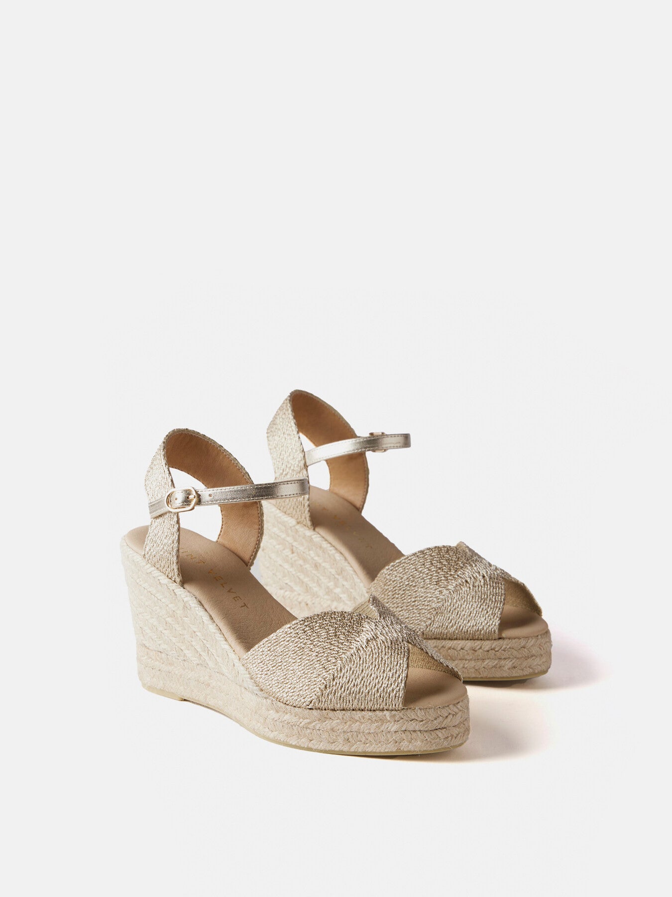 Raffia Espadrille Wedges