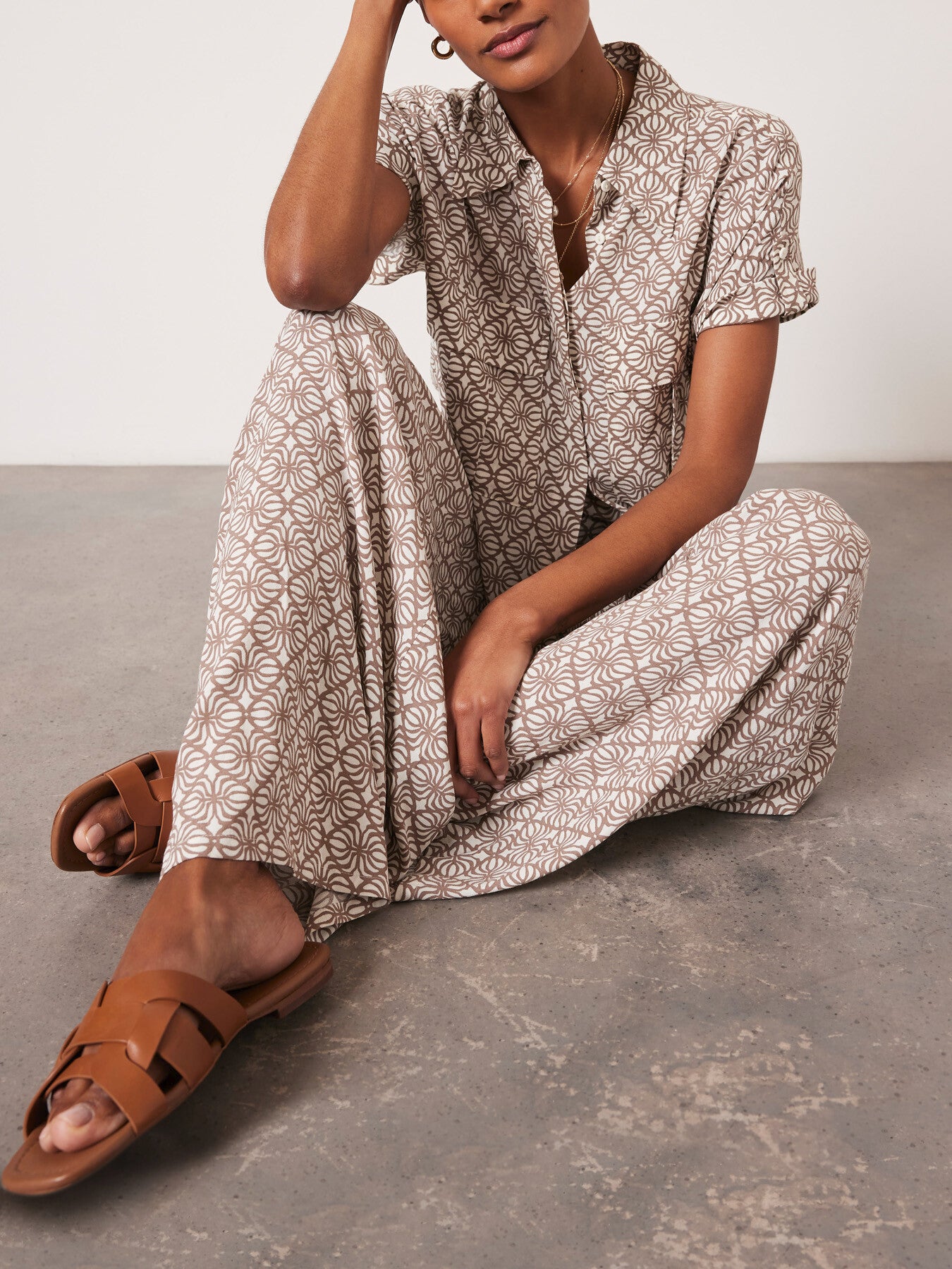 Tile Print Shirt