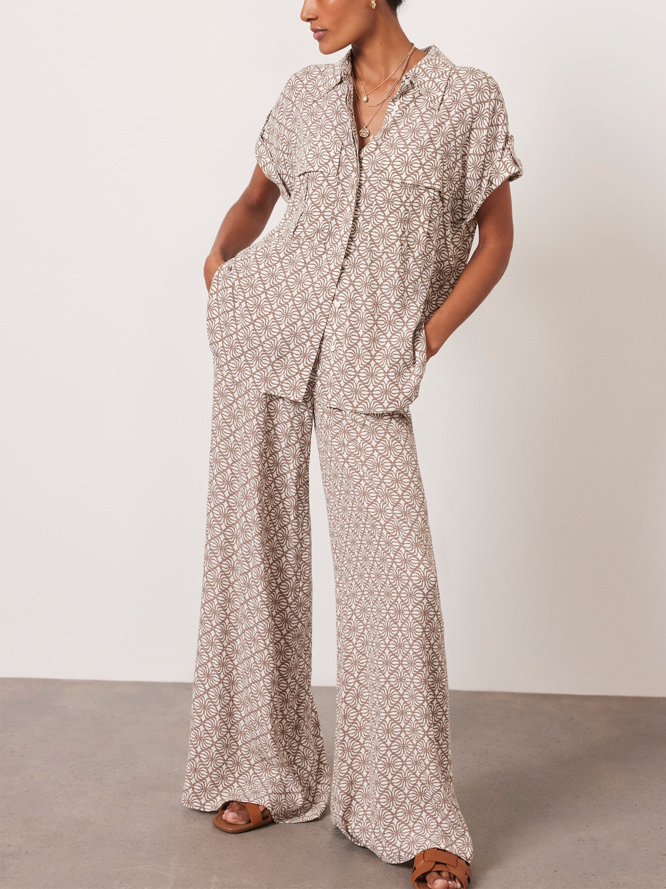 Tile Print Shirt