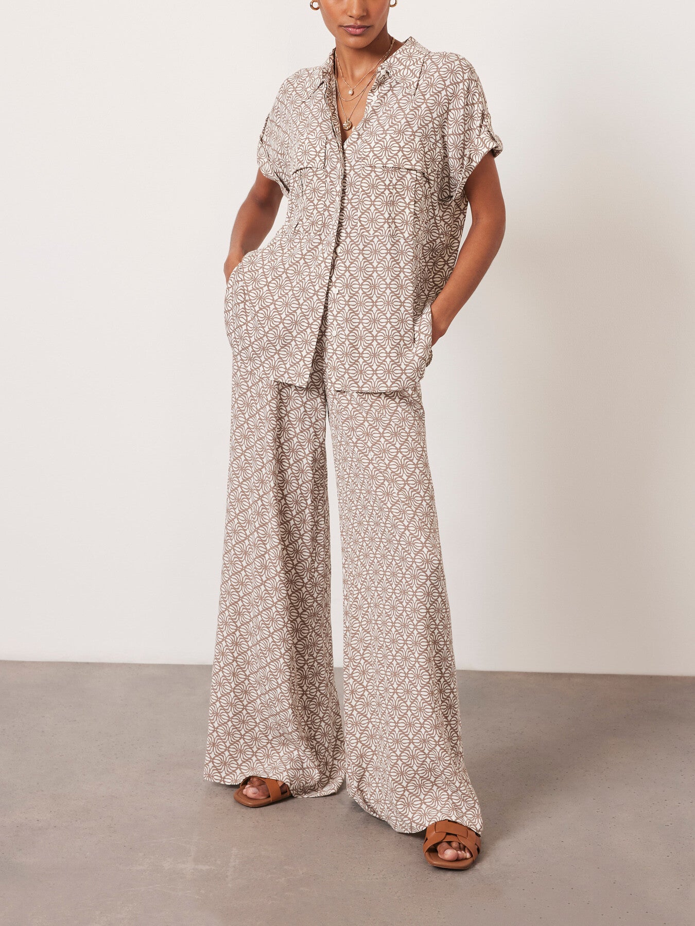 Tile Print Shirt