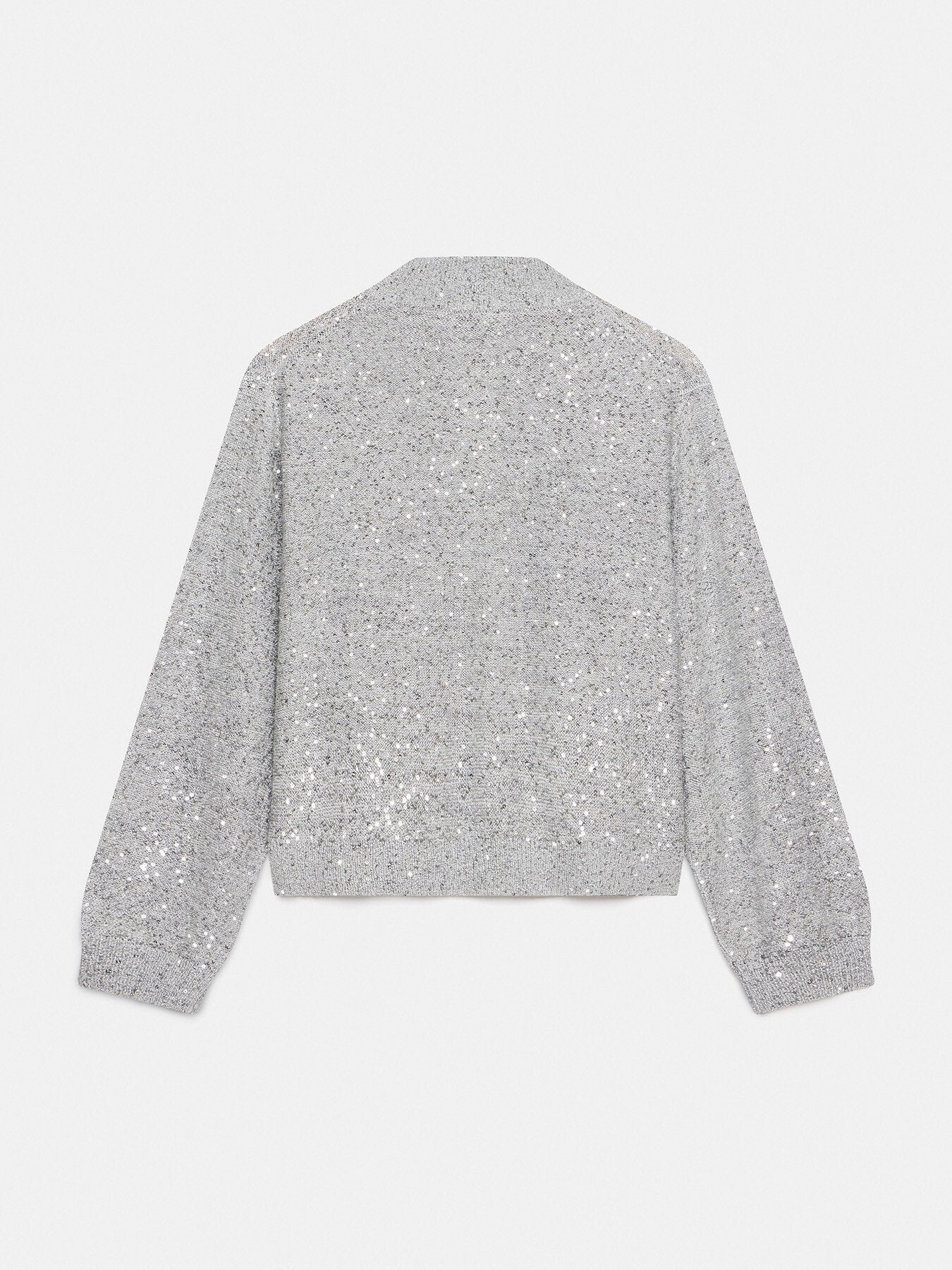 Sequin Bomber Cardigan