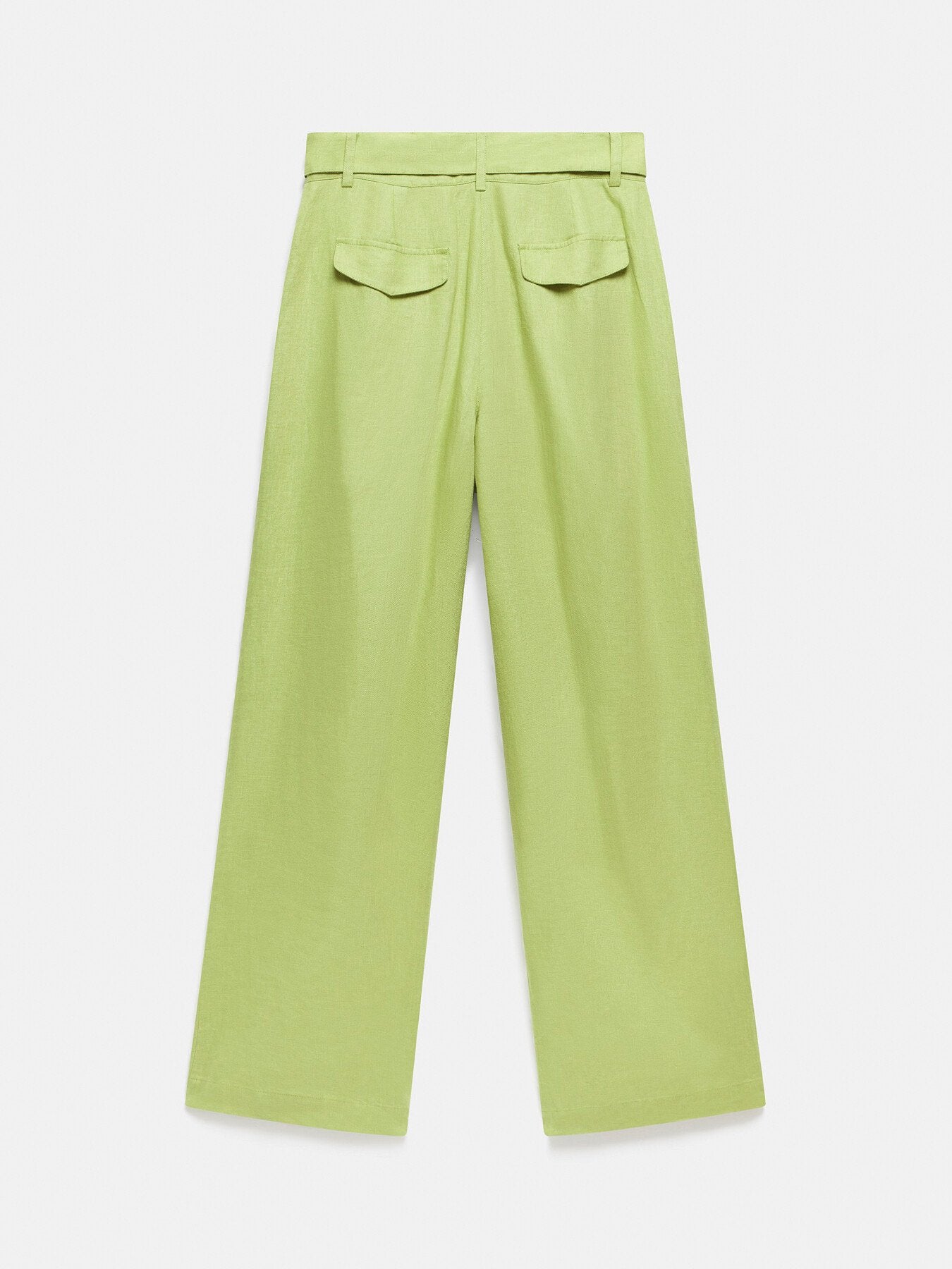 Linen Belted Trousers
