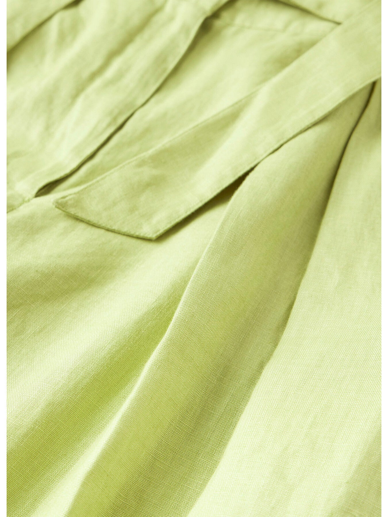 Linen Belted Trousers