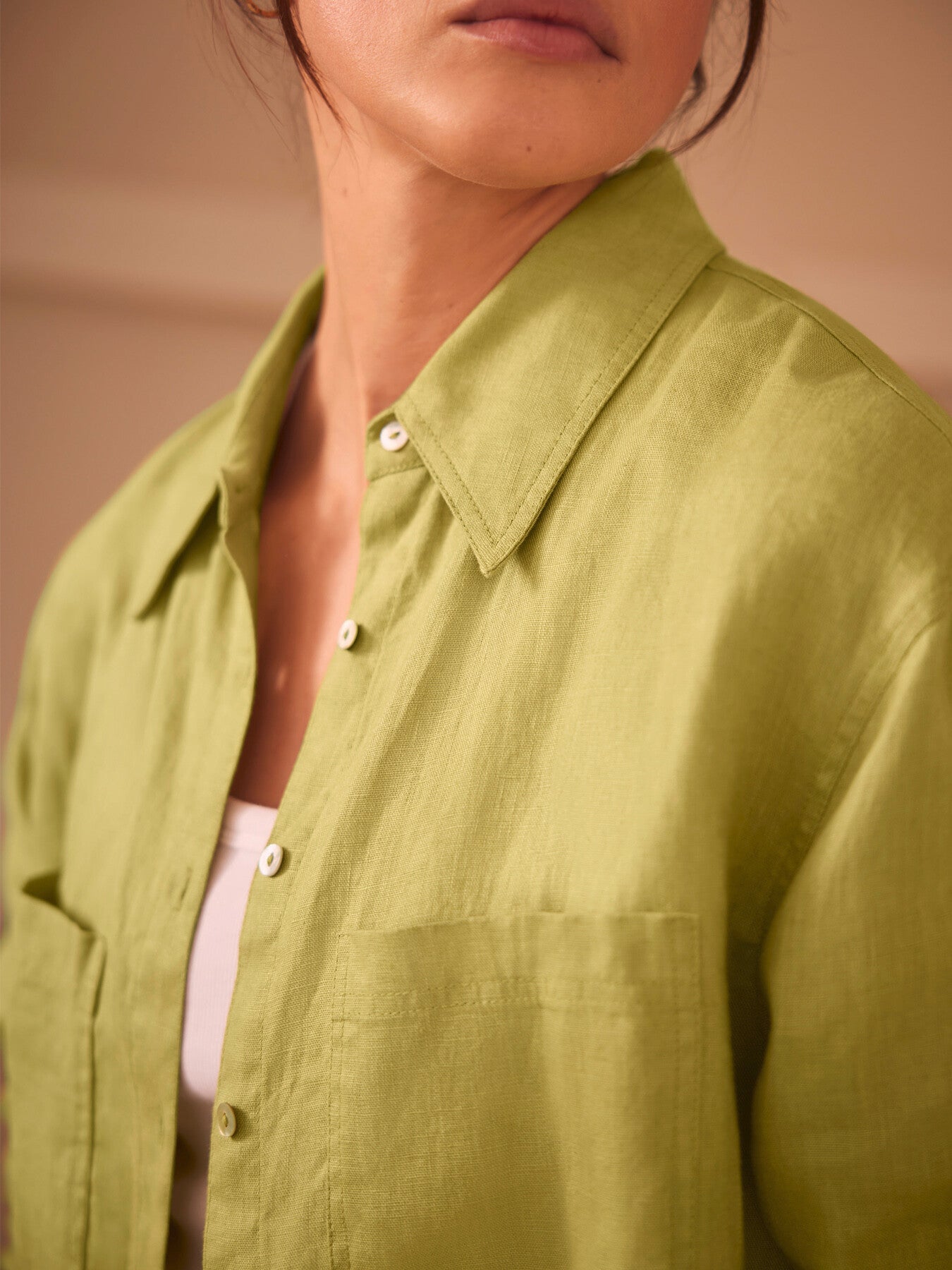 Linen Sleeved Shirt