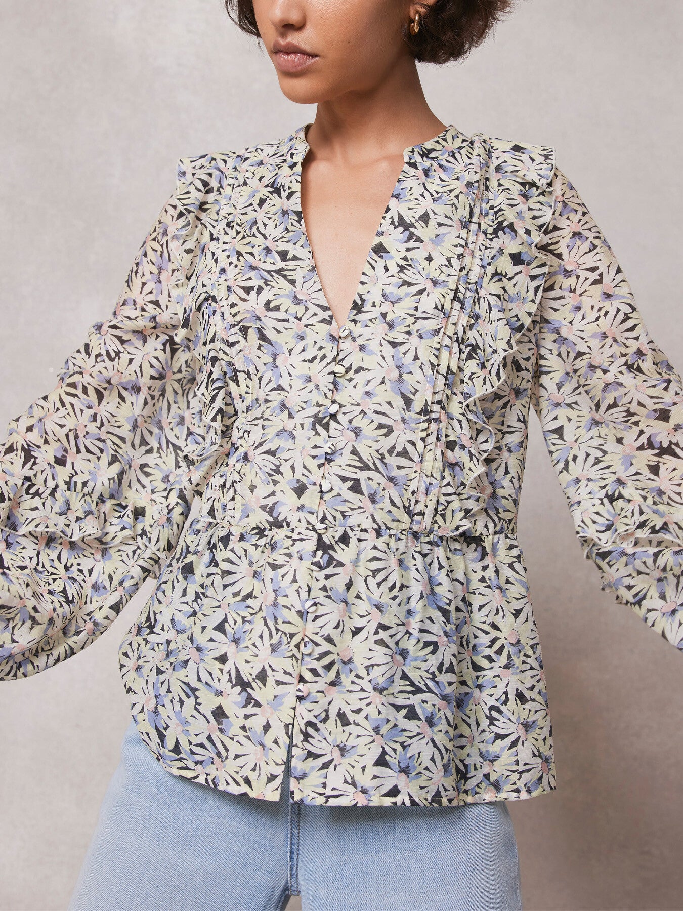 Floral Print Blouse
