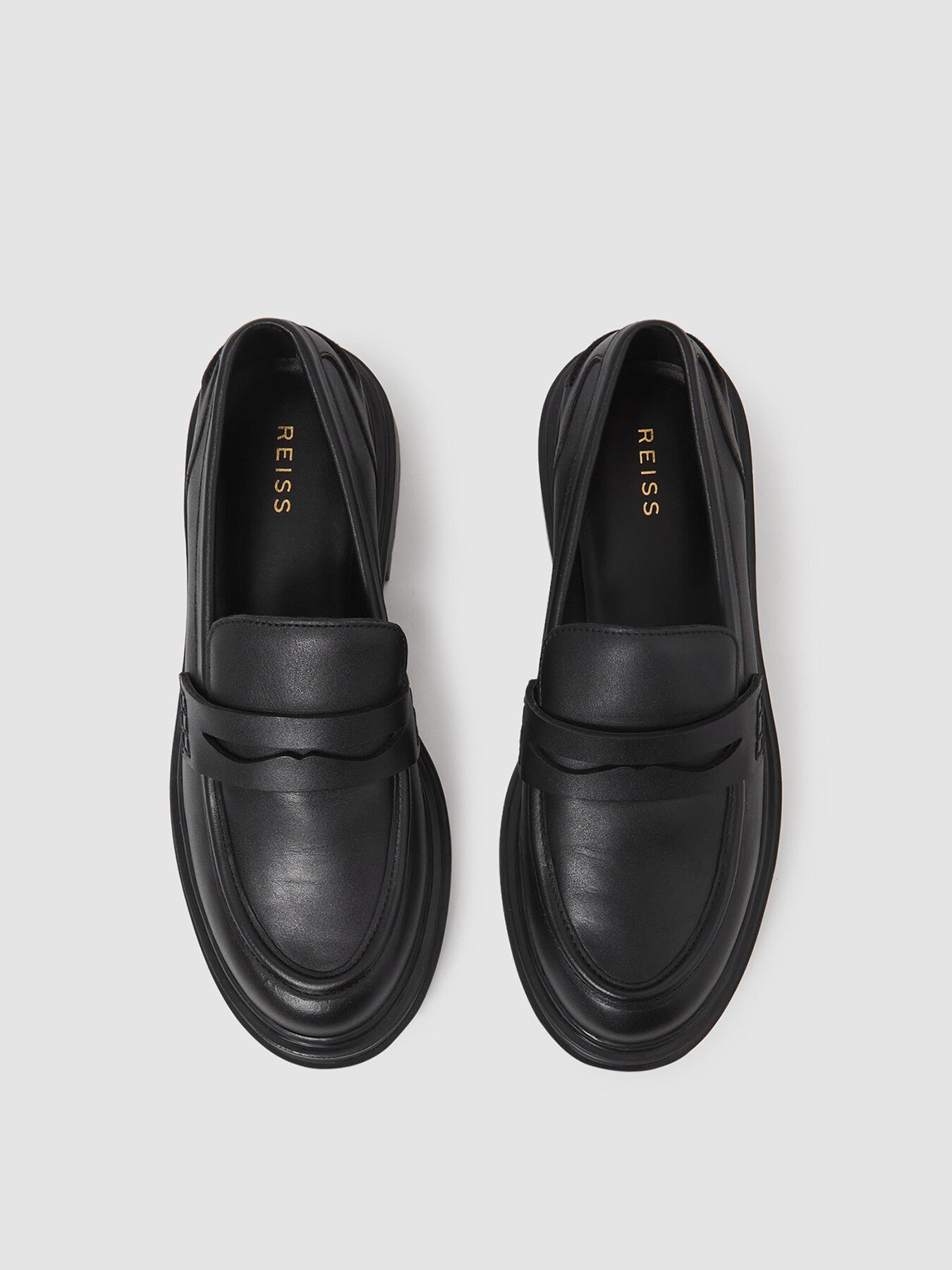 Adele Leather Chunky Cleated Loafers