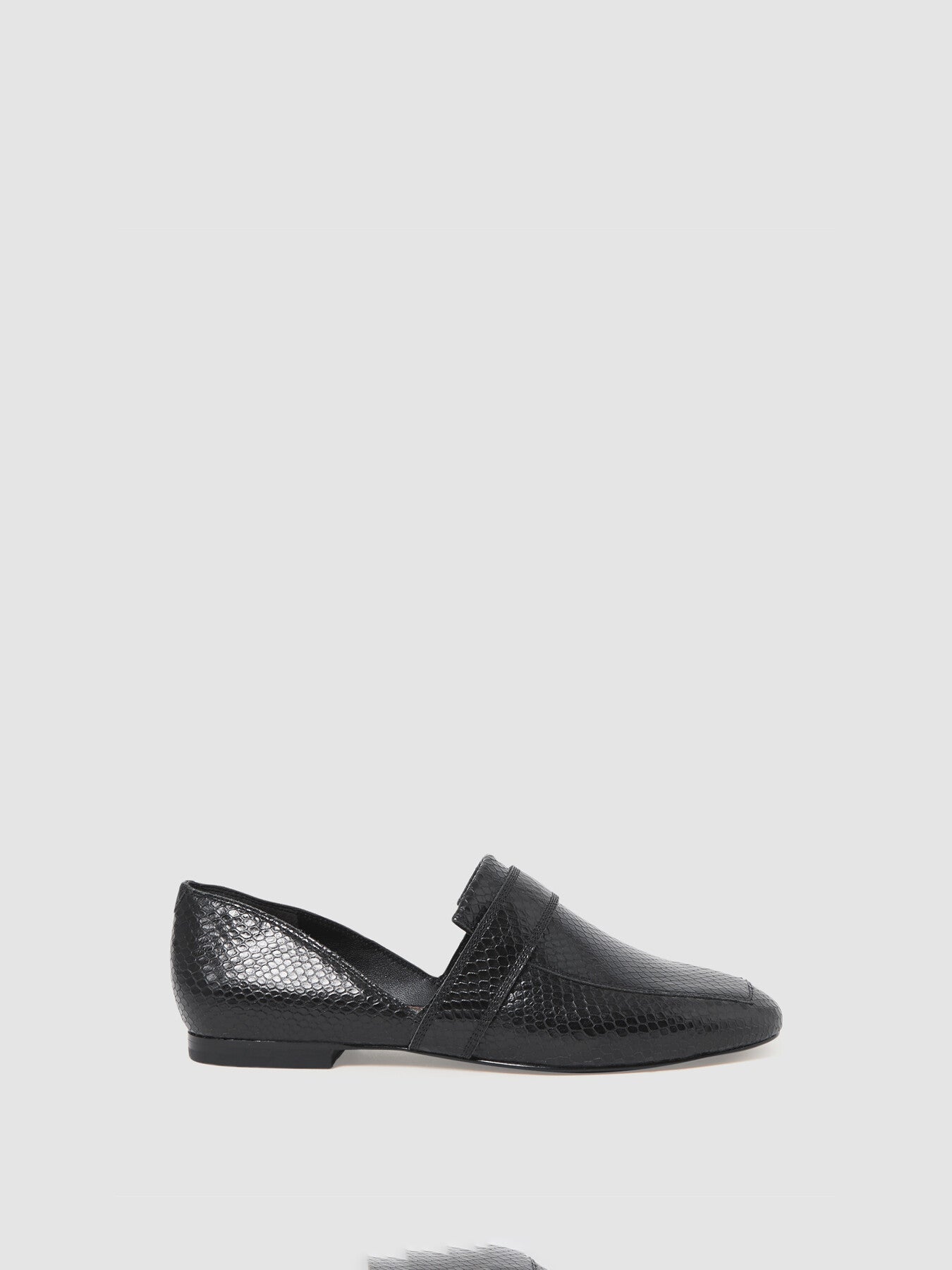 Irina Leather Animal Print Loafers