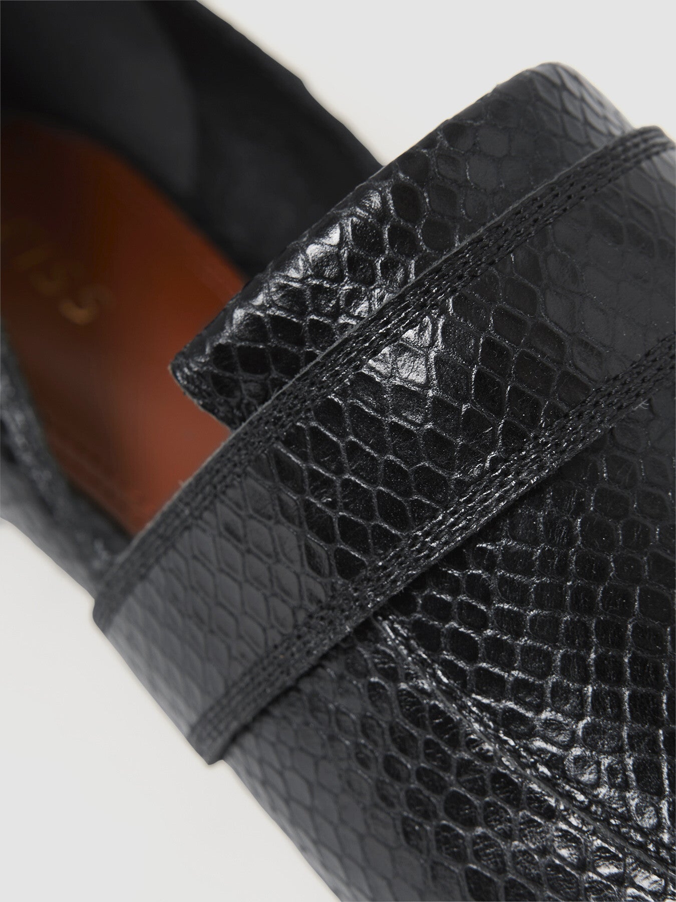 Irina Leather Animal Print Loafers