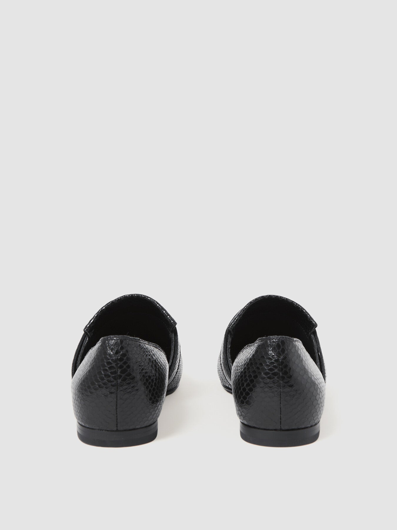 Irina Leather Animal Print Loafers