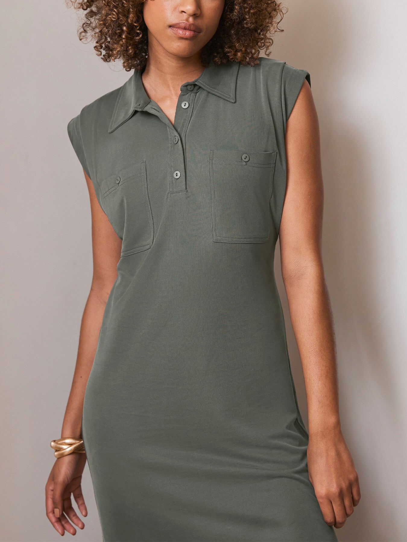 Jersey Midi Dress