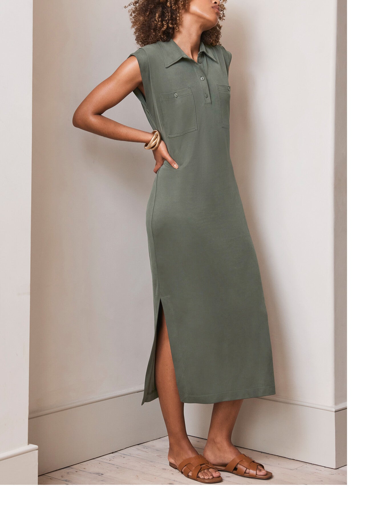 Jersey Midi Dress