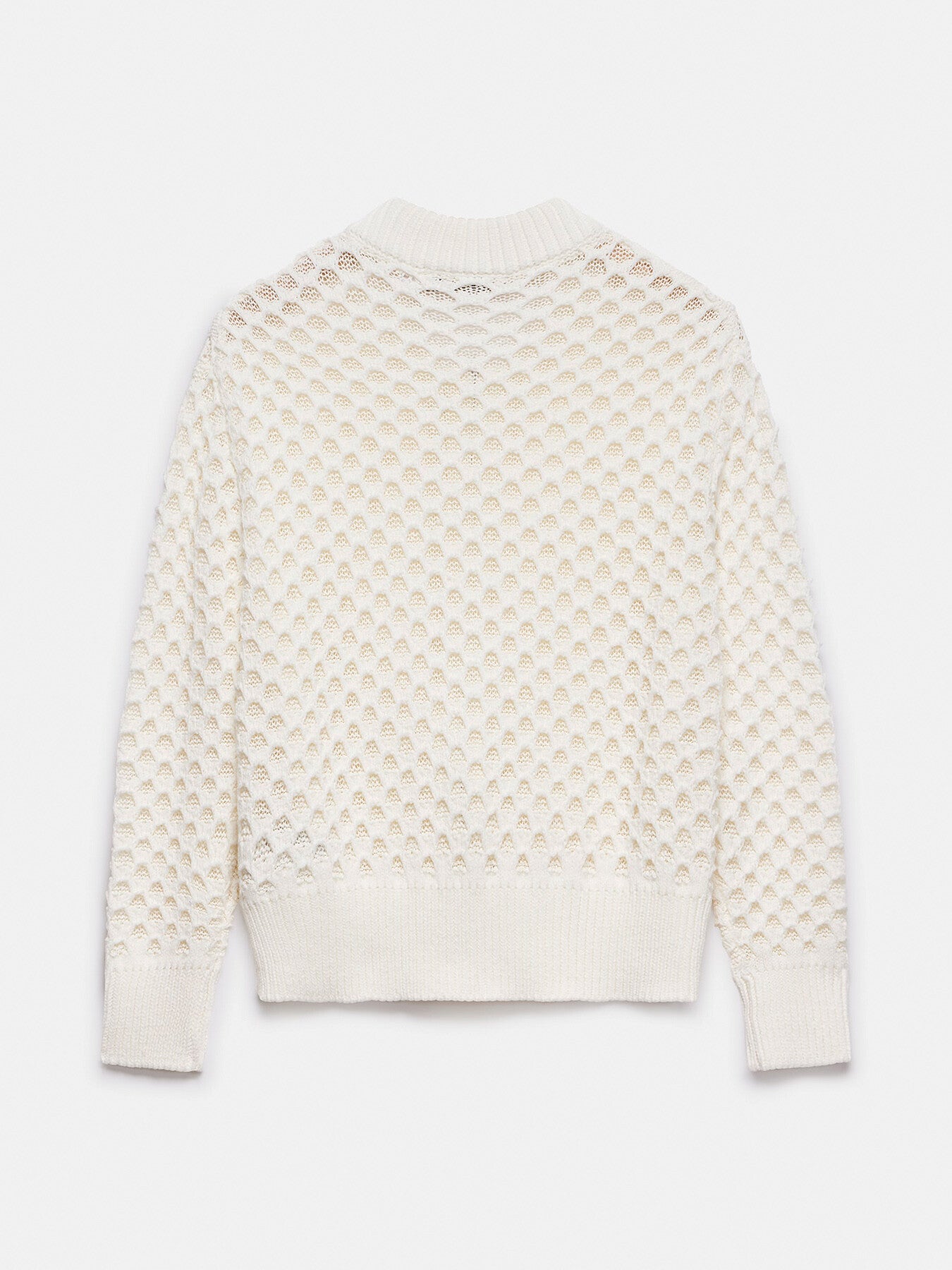 Cream Cotton Bomber Jacket