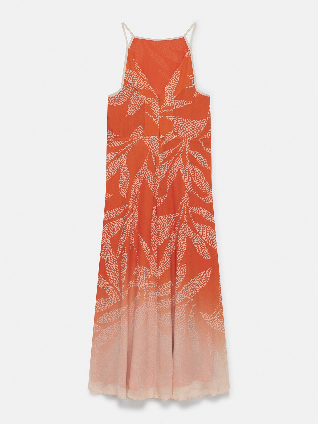 Printed Halter Maxi Dress