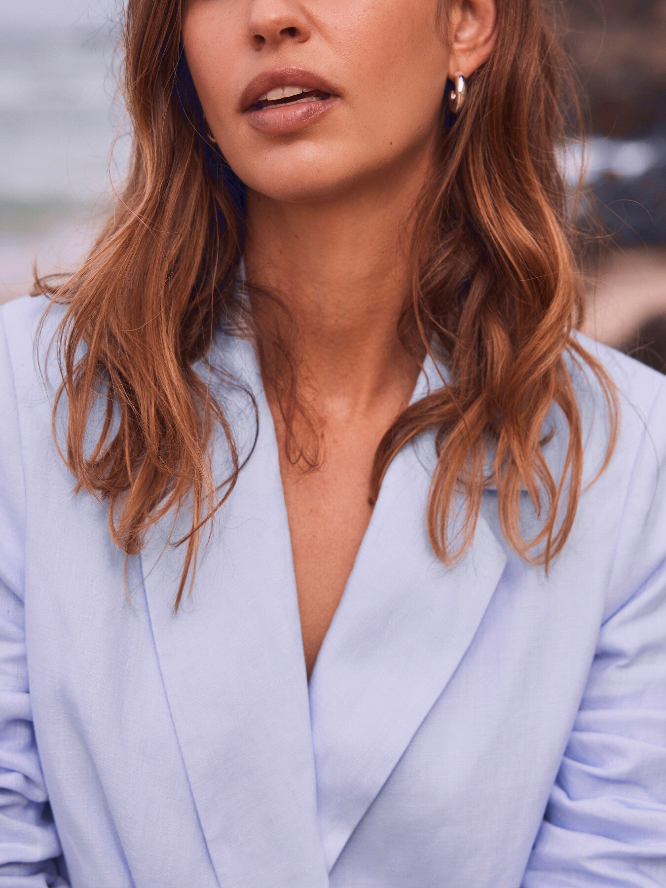 Linen Double Breasted Blazer