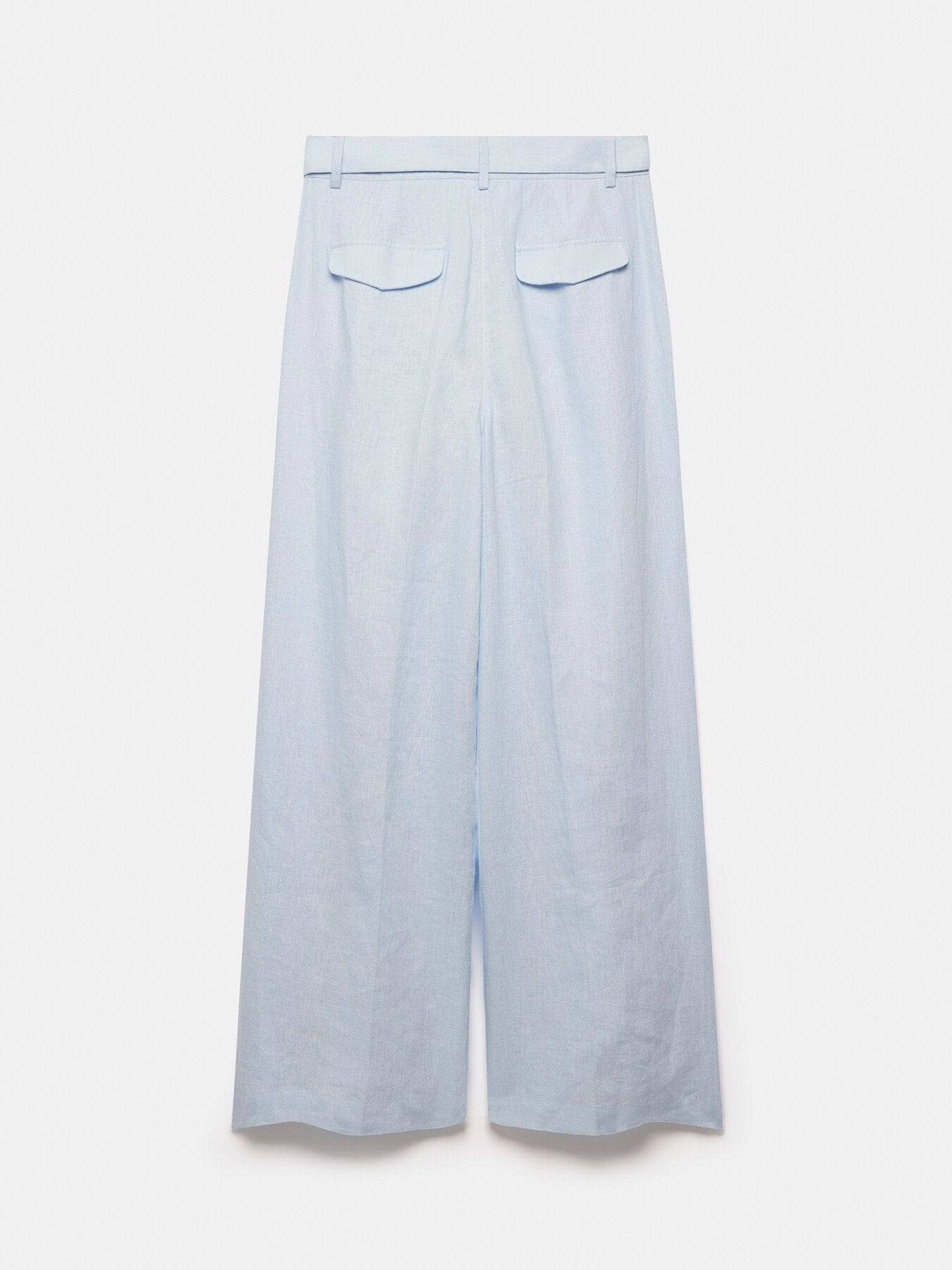 Linen Belted Trousers