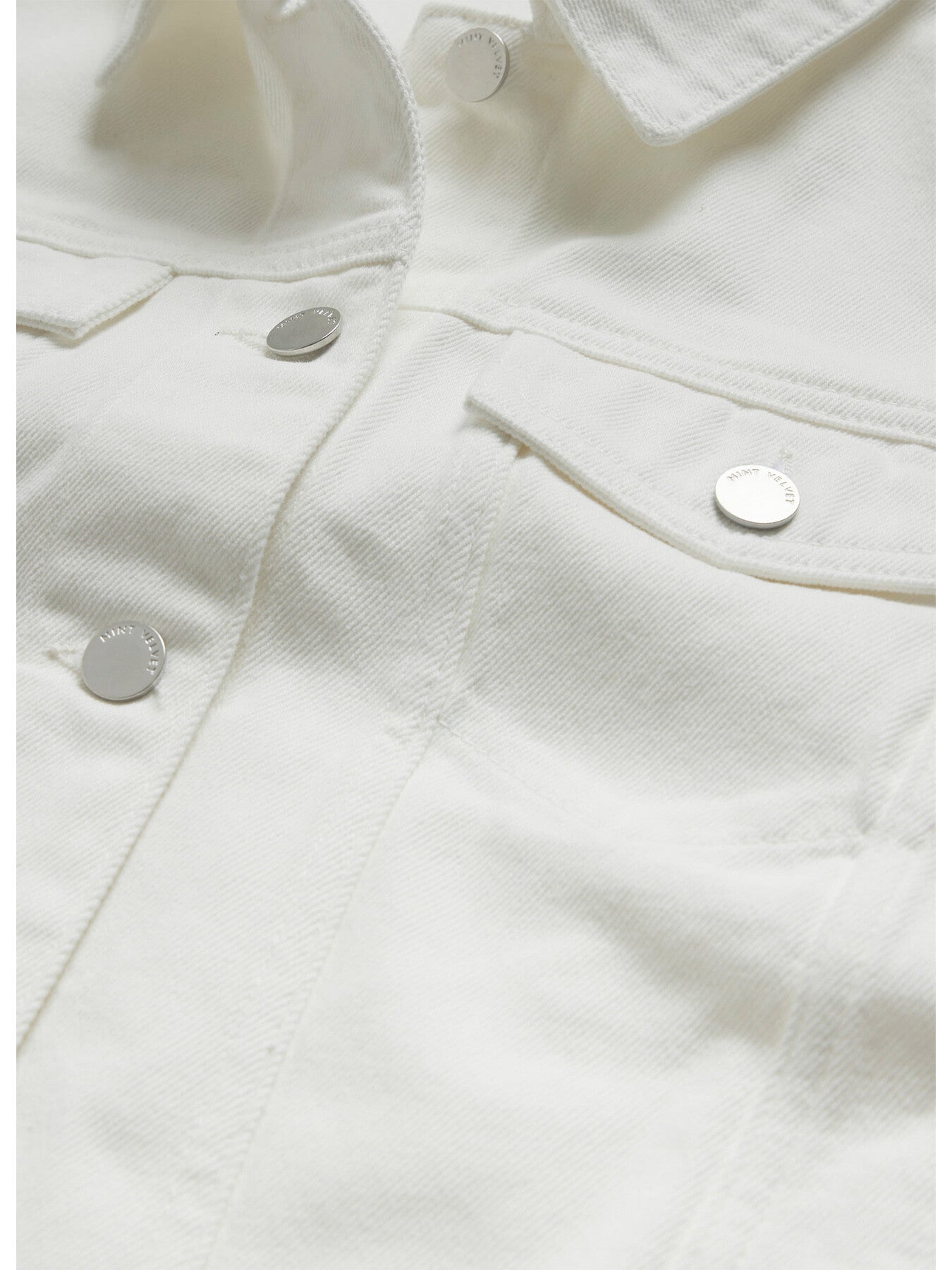 Cream Denim Waistcoat