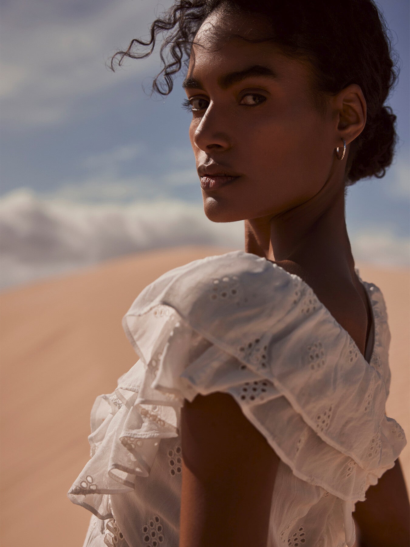 Broderie Crop Top