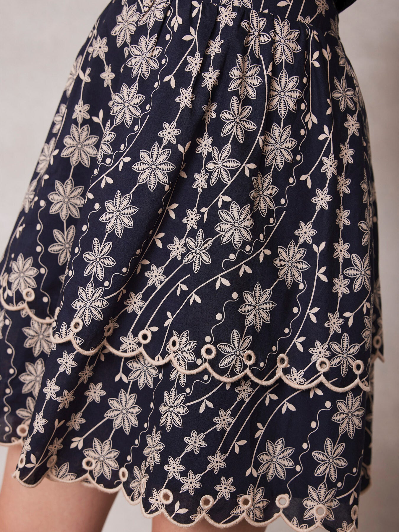 Cotton Mini Skirt