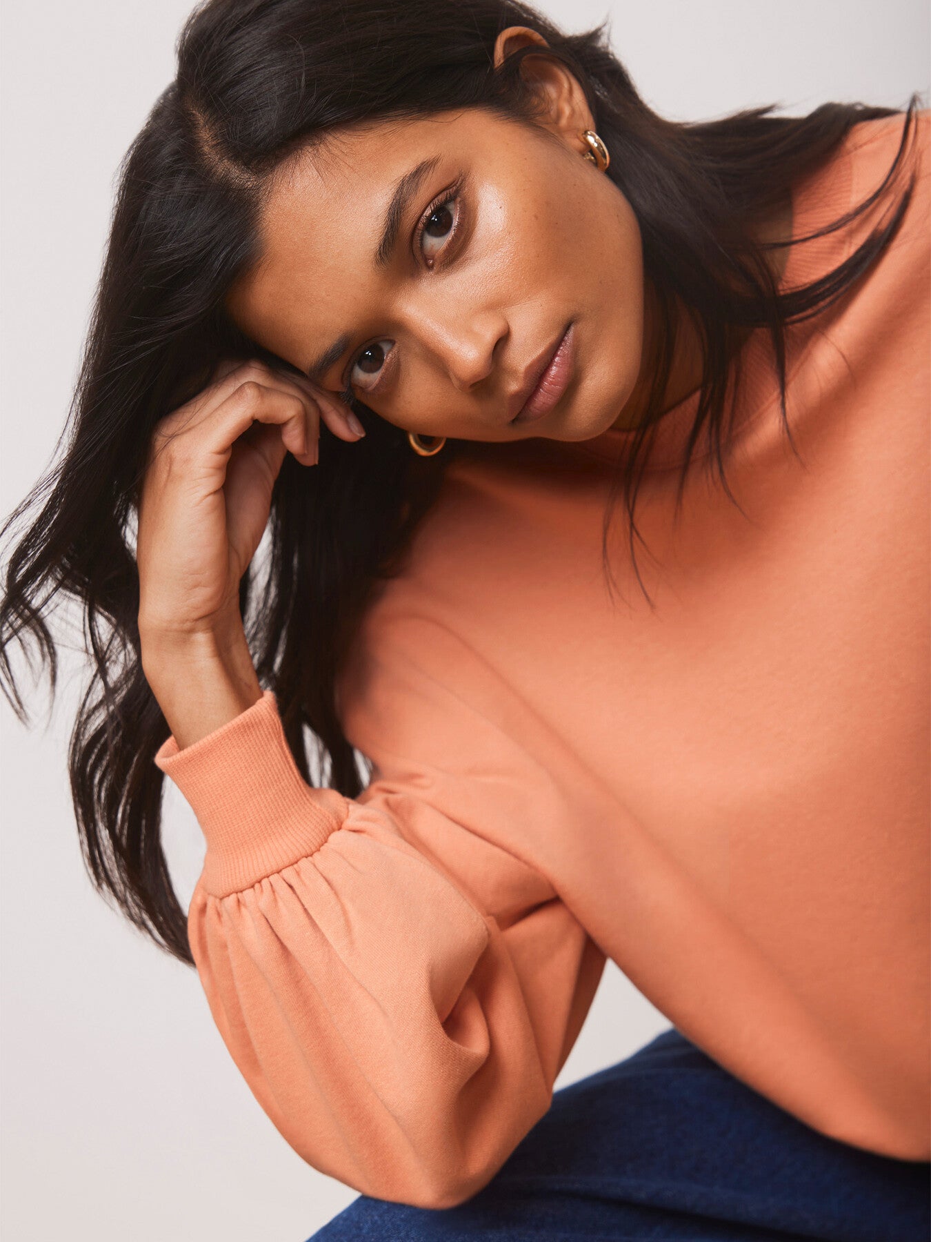 Blouson Cotton Sweatshirt