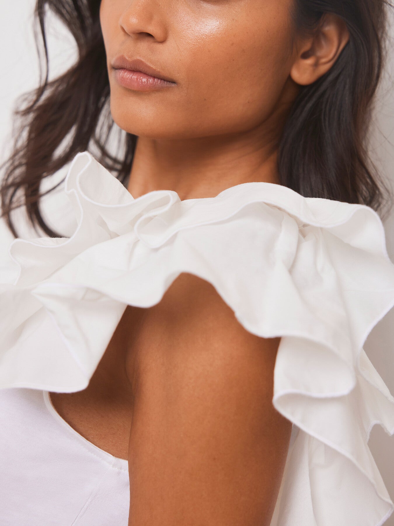Ruffle Vest Top