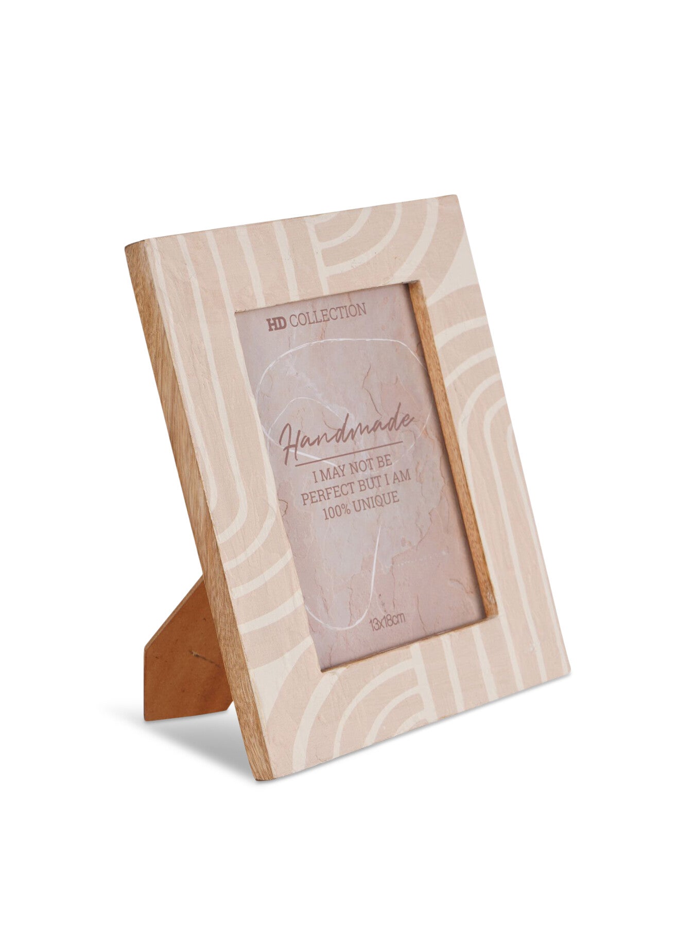 Photo Frame Mango Wood Peach 13x18cm