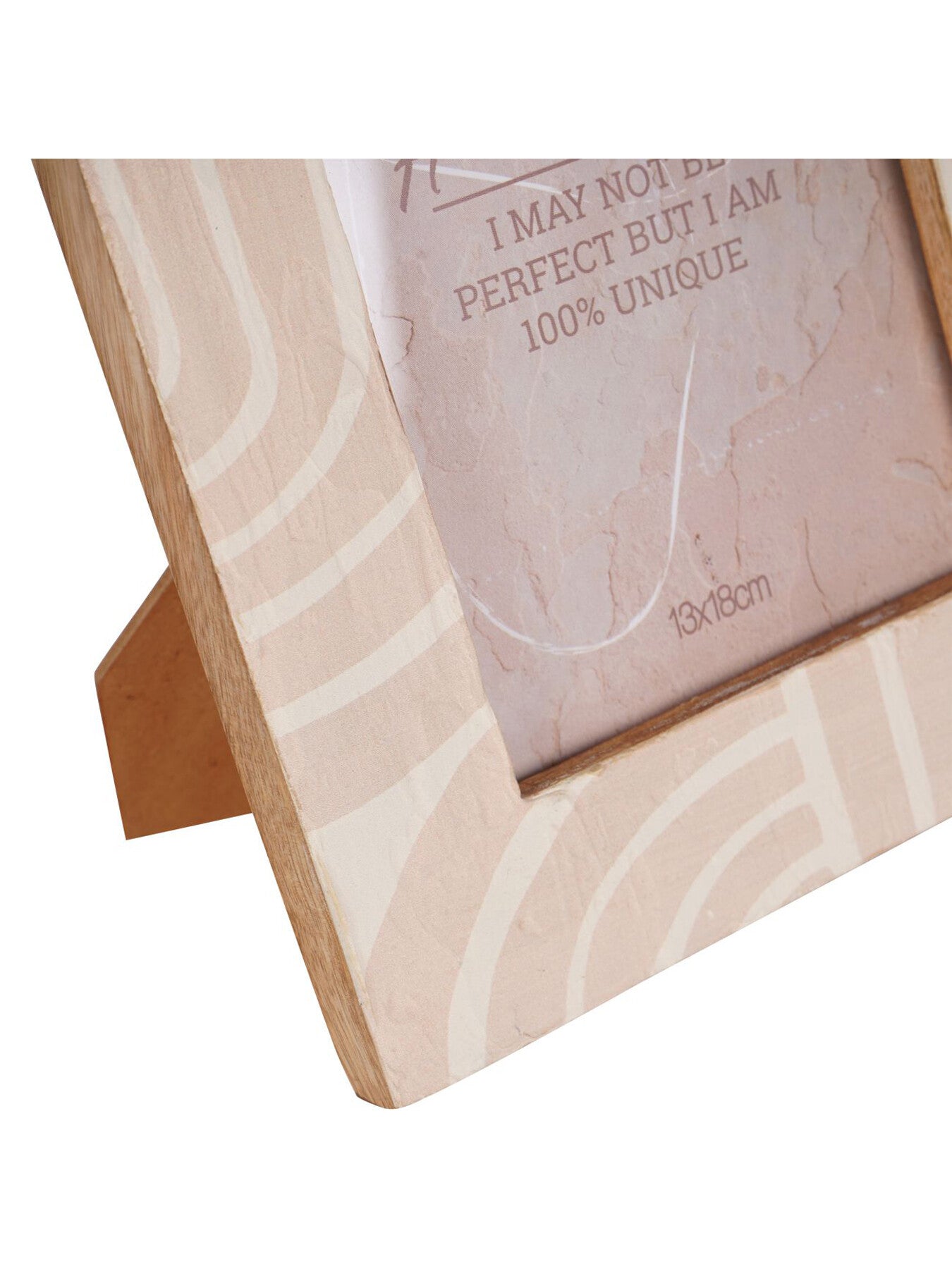 Photo Frame Mango Wood Peach 13x18cm