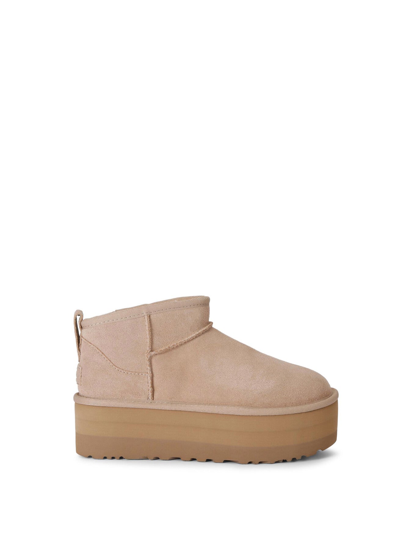 Classic Ultra Mini Plaform Suede Ankle Boots