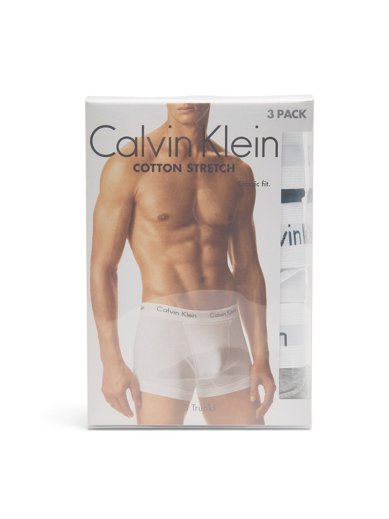 Cotton Stretch Trunks 3 Pack Multi
