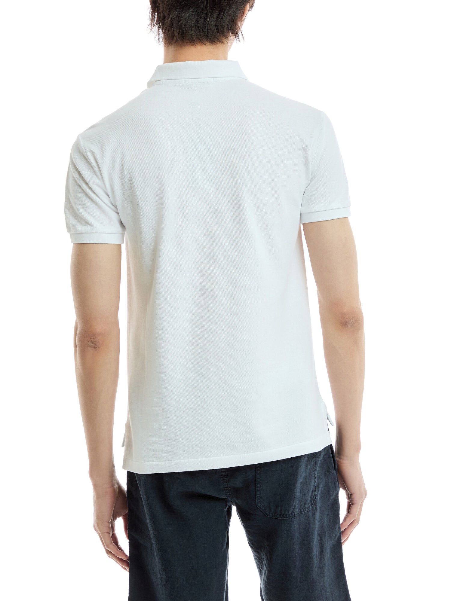 Slim Fit Mesh Polo Shirt