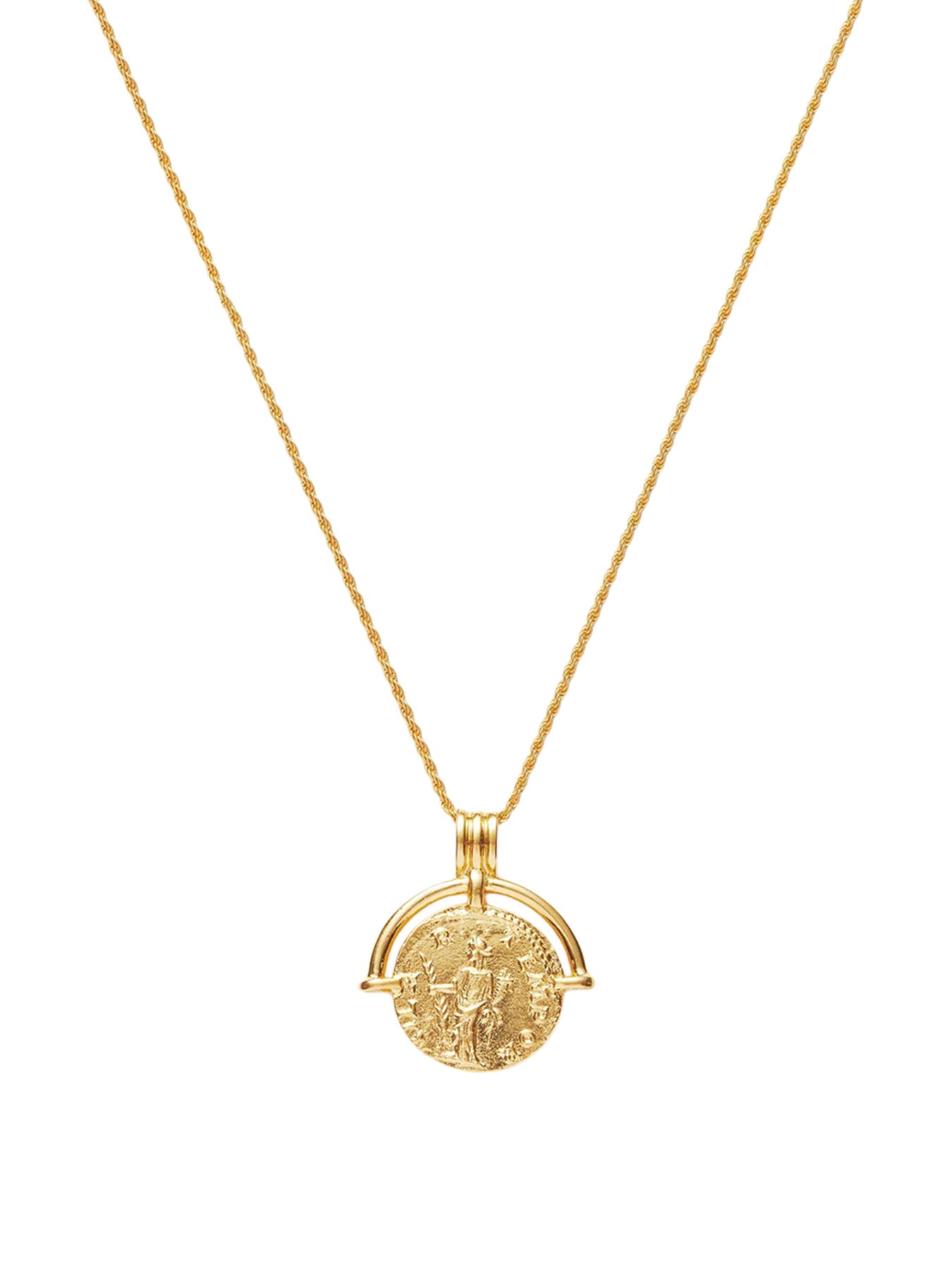Lucy Williams Roman Arc Coin Necklace