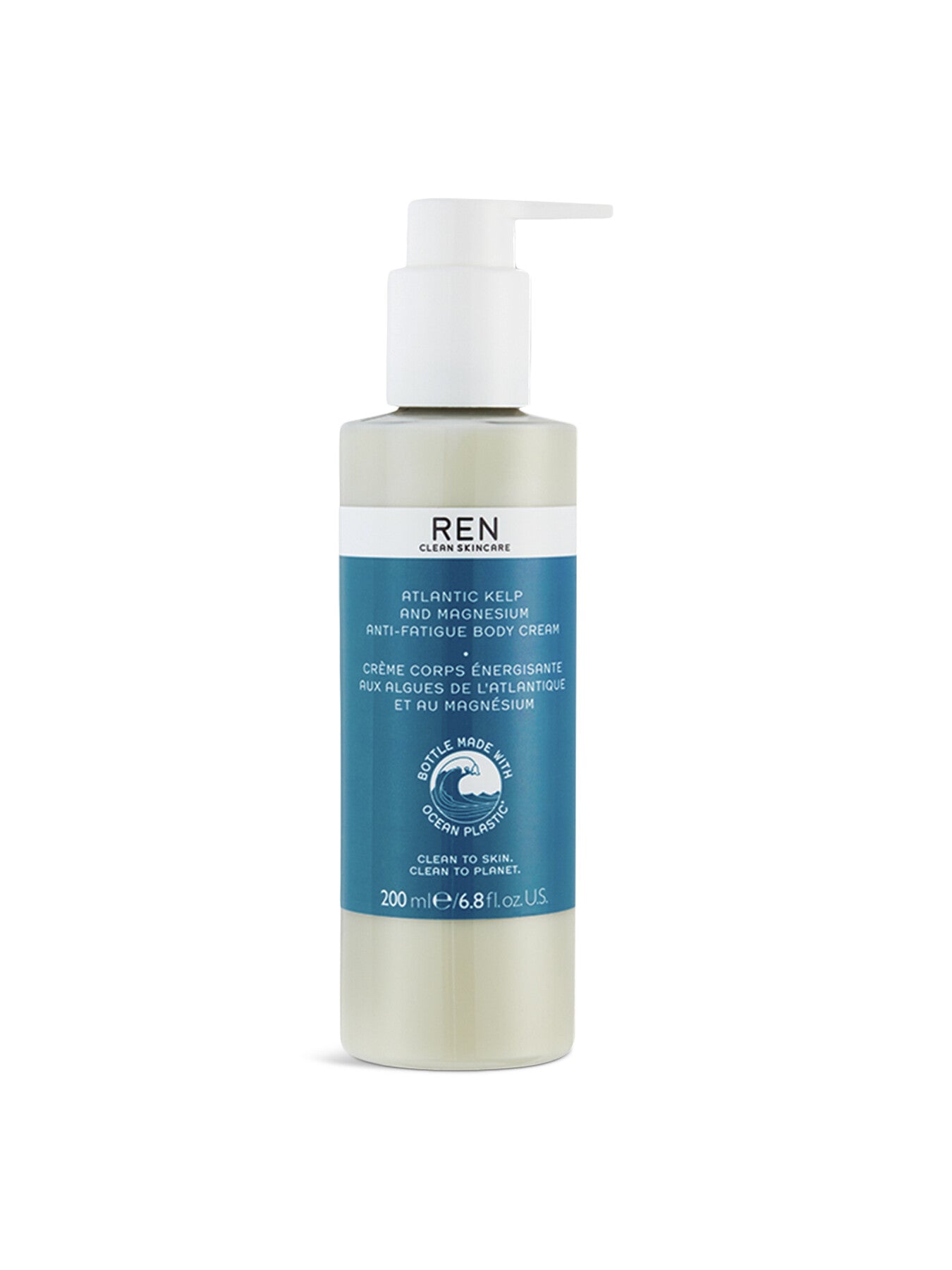 Atlantic Kelp And Magnesium Anti-fatigue Body Cream Ocean Plastic