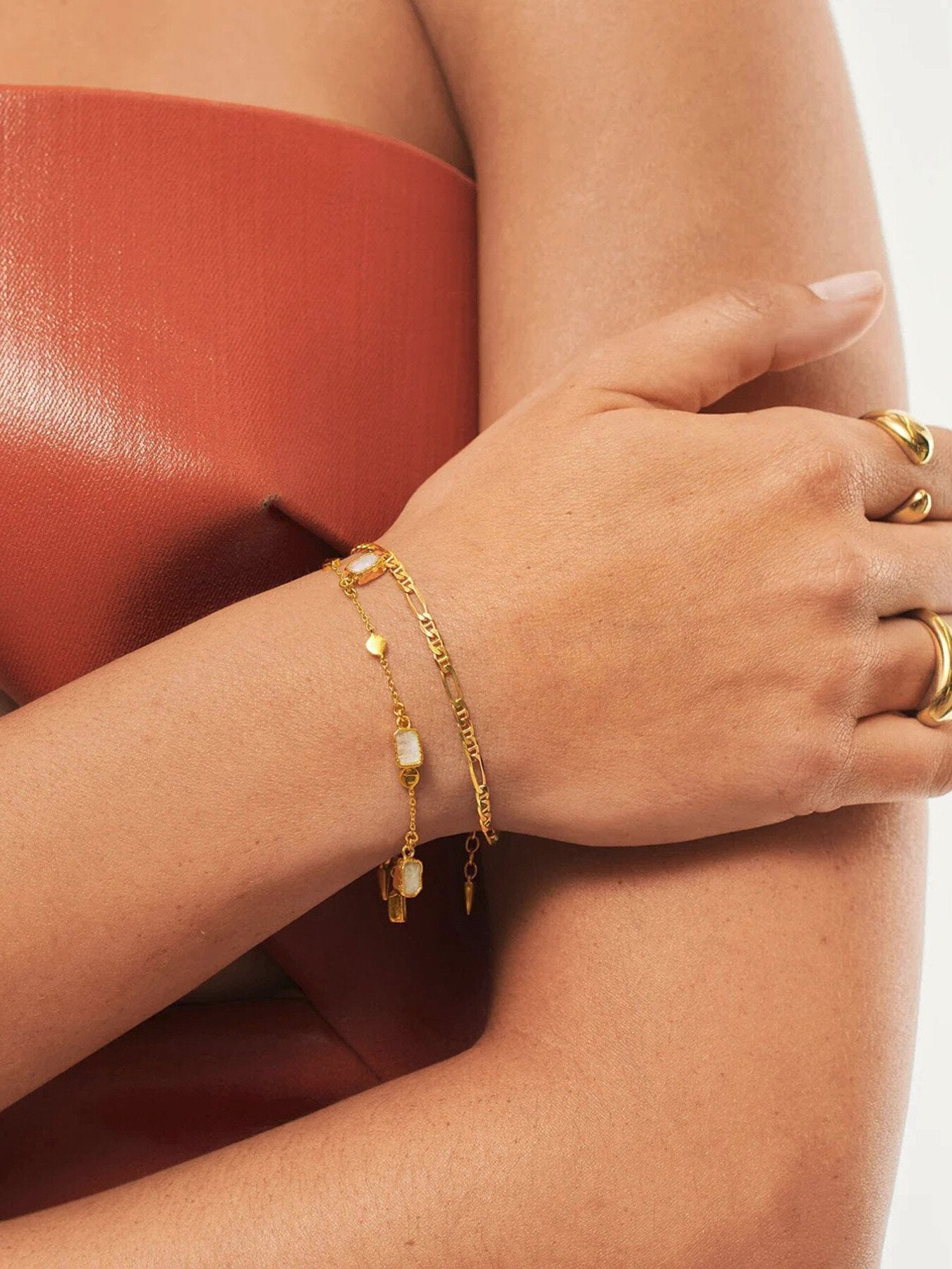 Exclusive Rainbow Moonstone Lena Bracelet